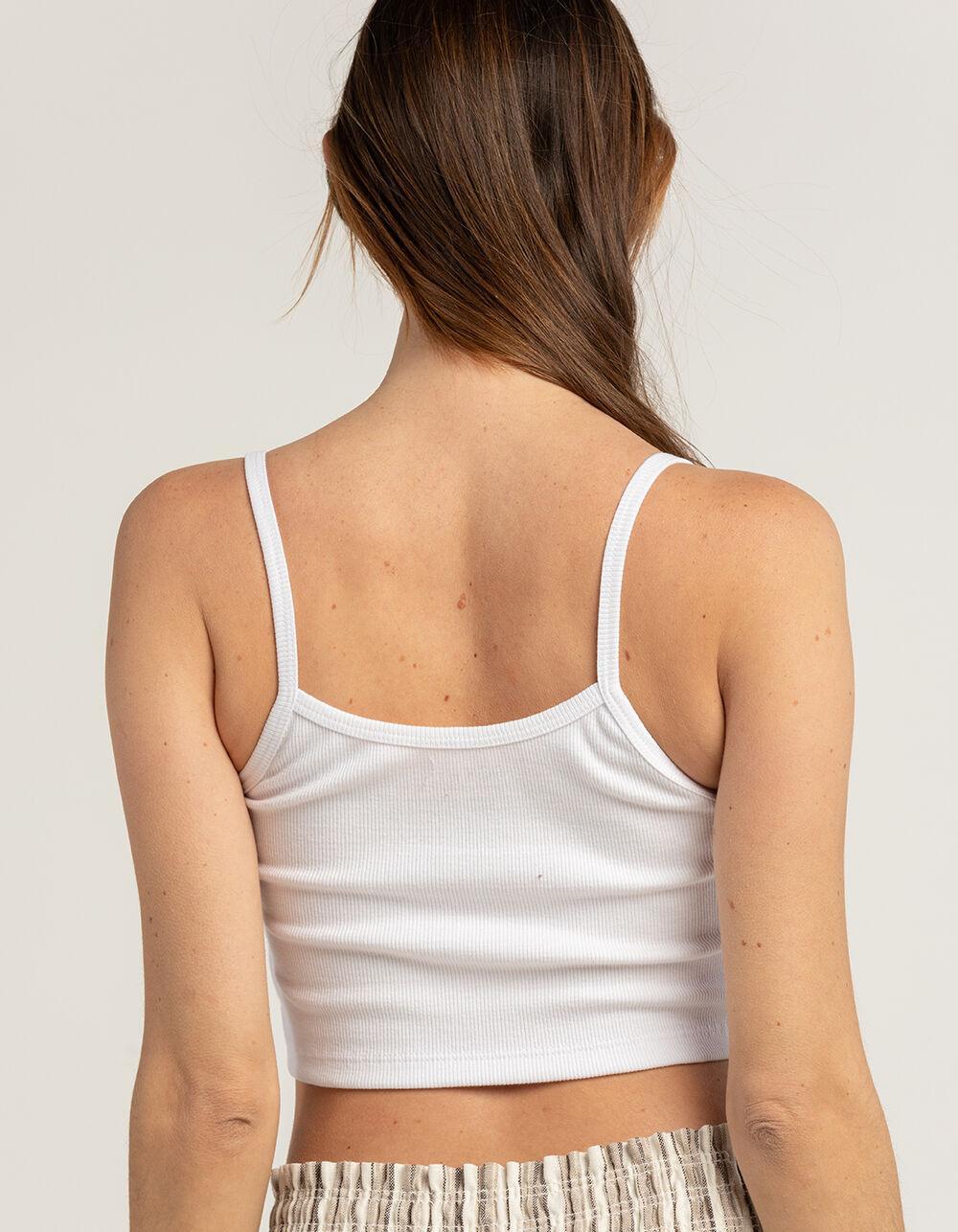 ROXY Back When Womens Tank Top - WHITE Product Image