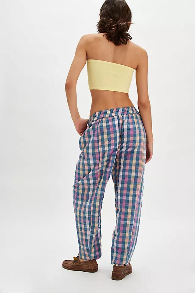 Preppy Gingham Pants Product Image