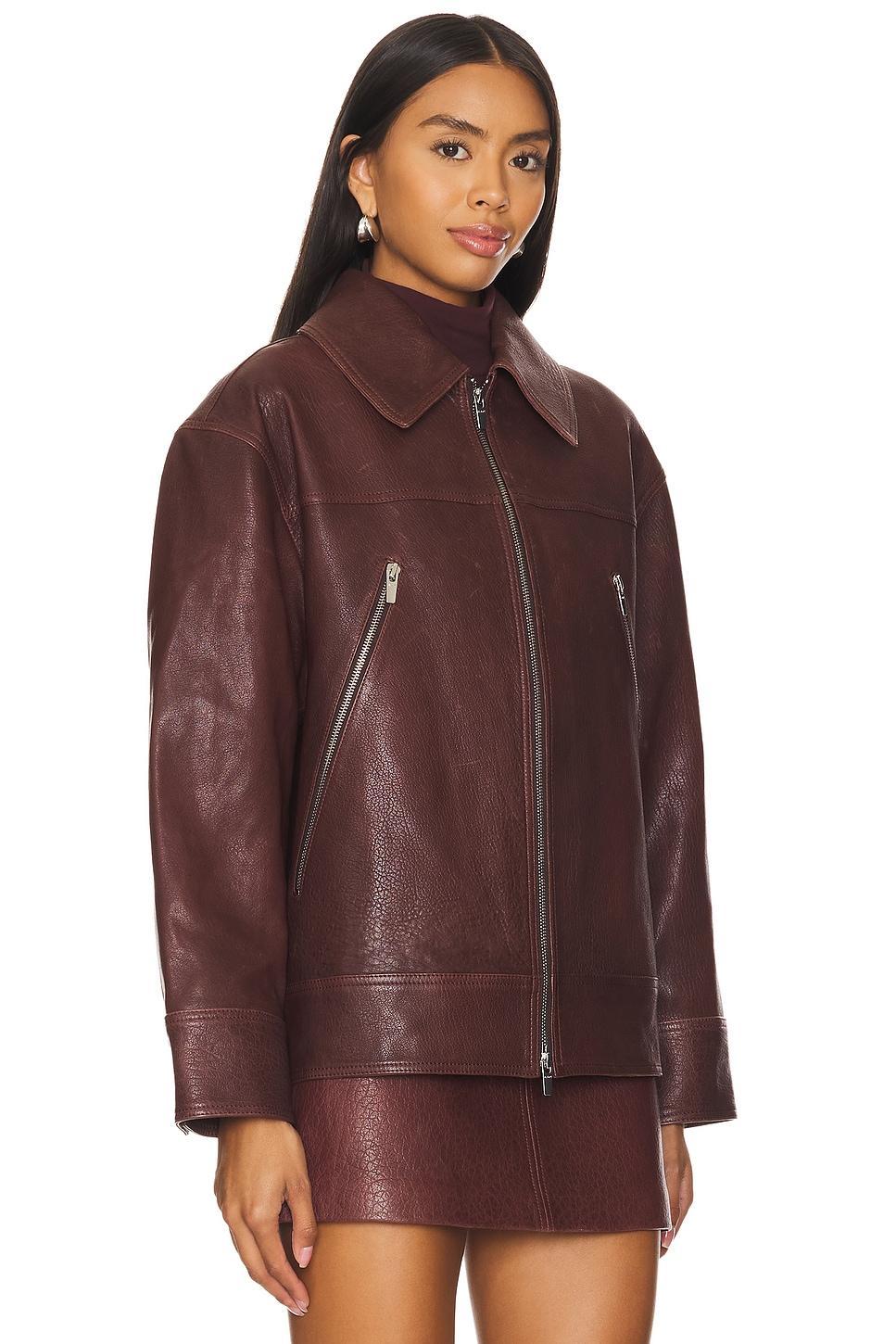 Olive Leather Jacket A.L.C. Product Image