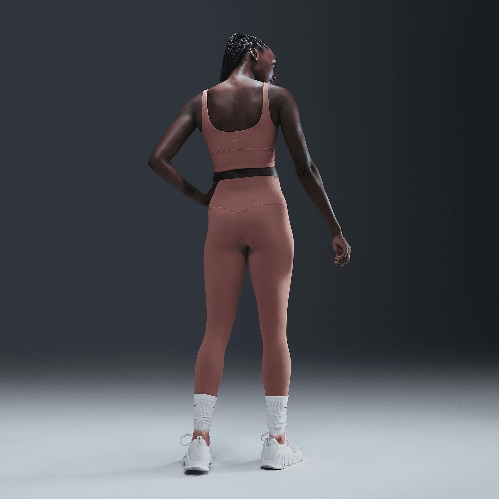 Nike Zenvy Rib Women's Light-Support Padded Longline Sports Bra Product Image