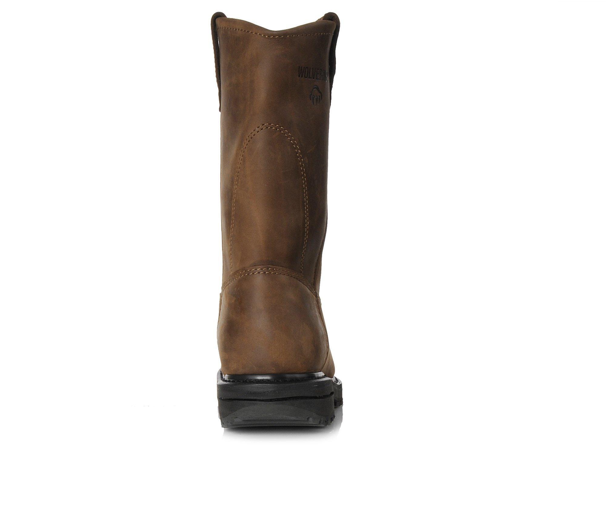 Men's Wolverine Wellington 10 In Steel Toe 4707 Work Boots Product Image