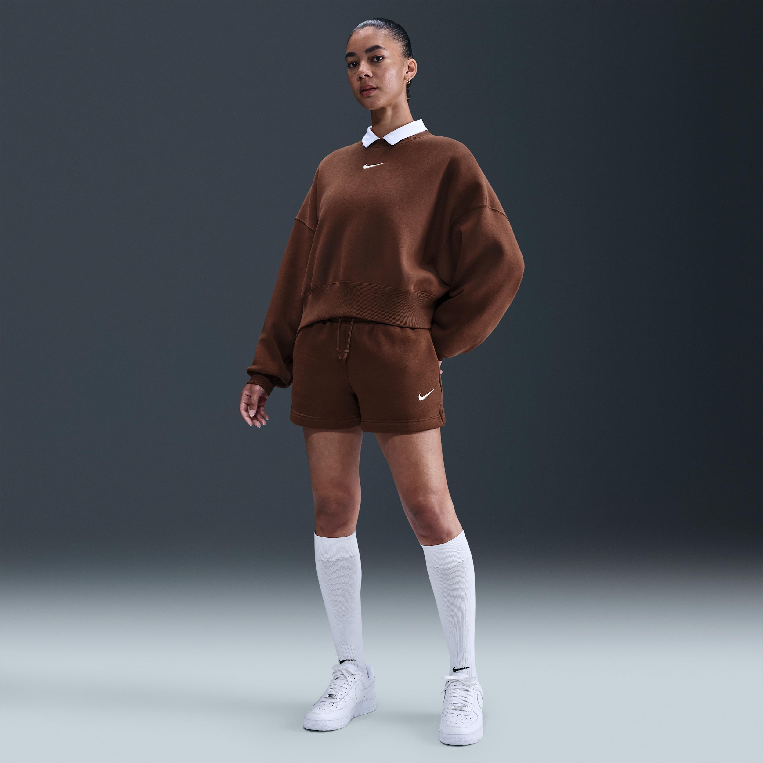 Women's Nike Sportswear Phoenix Fleece Over-Oversized Crew-Neck Sweatshirt Product Image