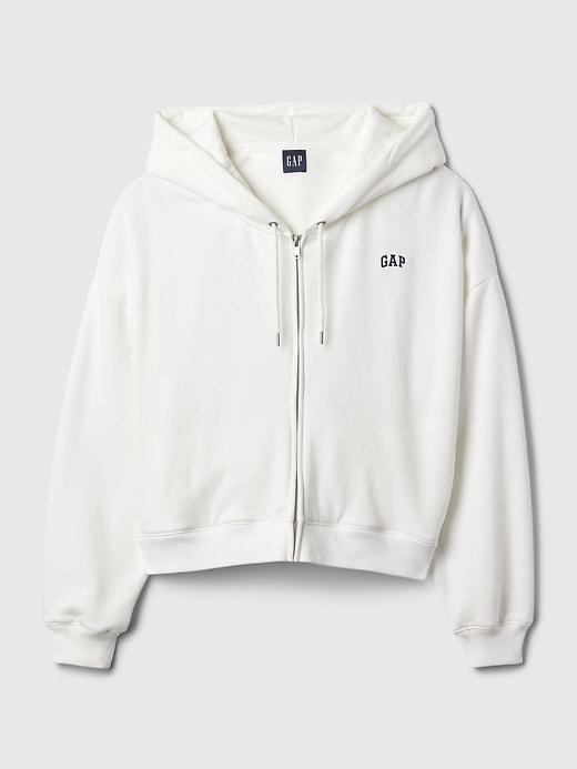 VintageSoft Cropped Hoodie Product Image
