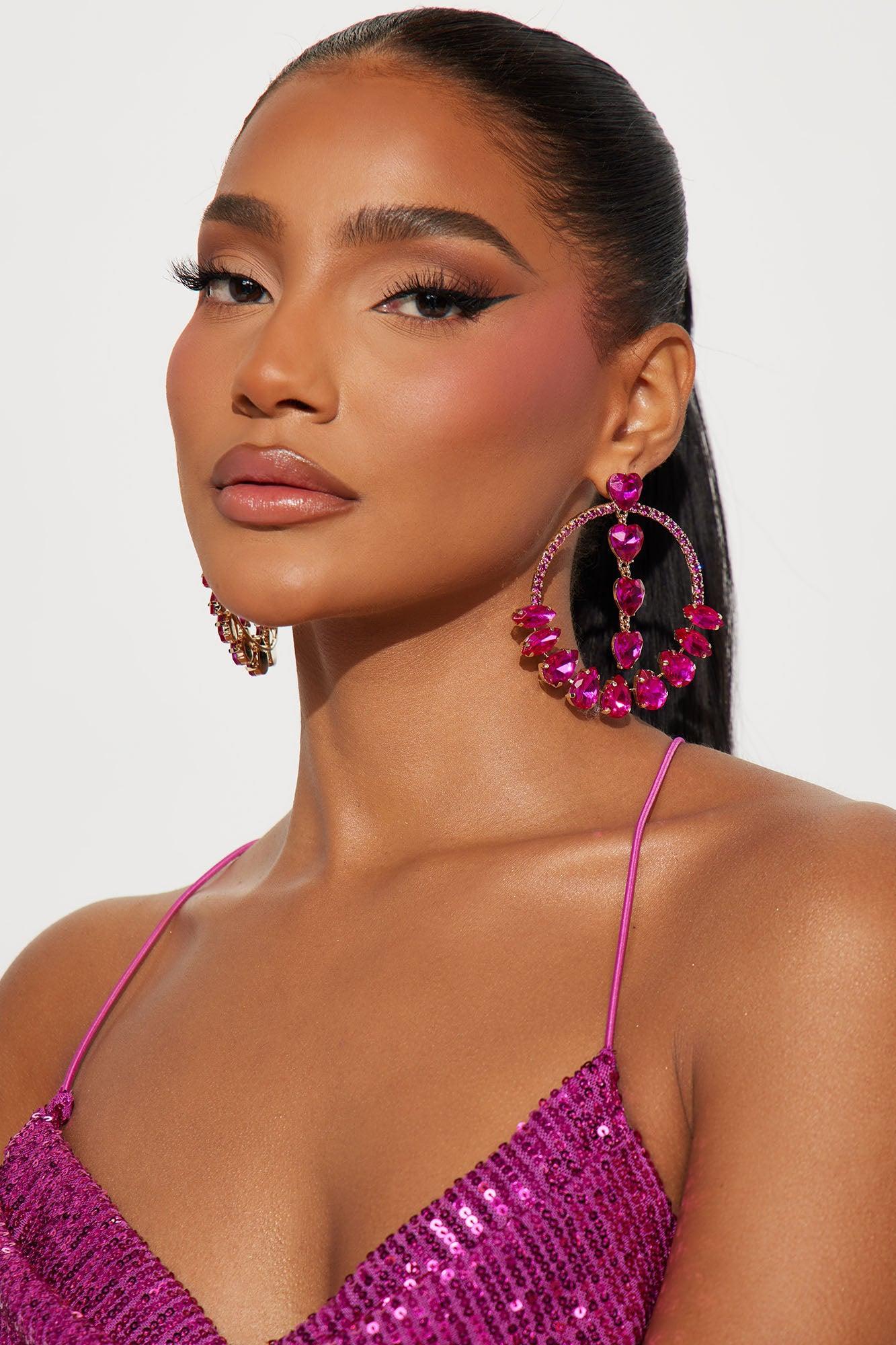 Love Always Wins Earrings - Pink Product Image
