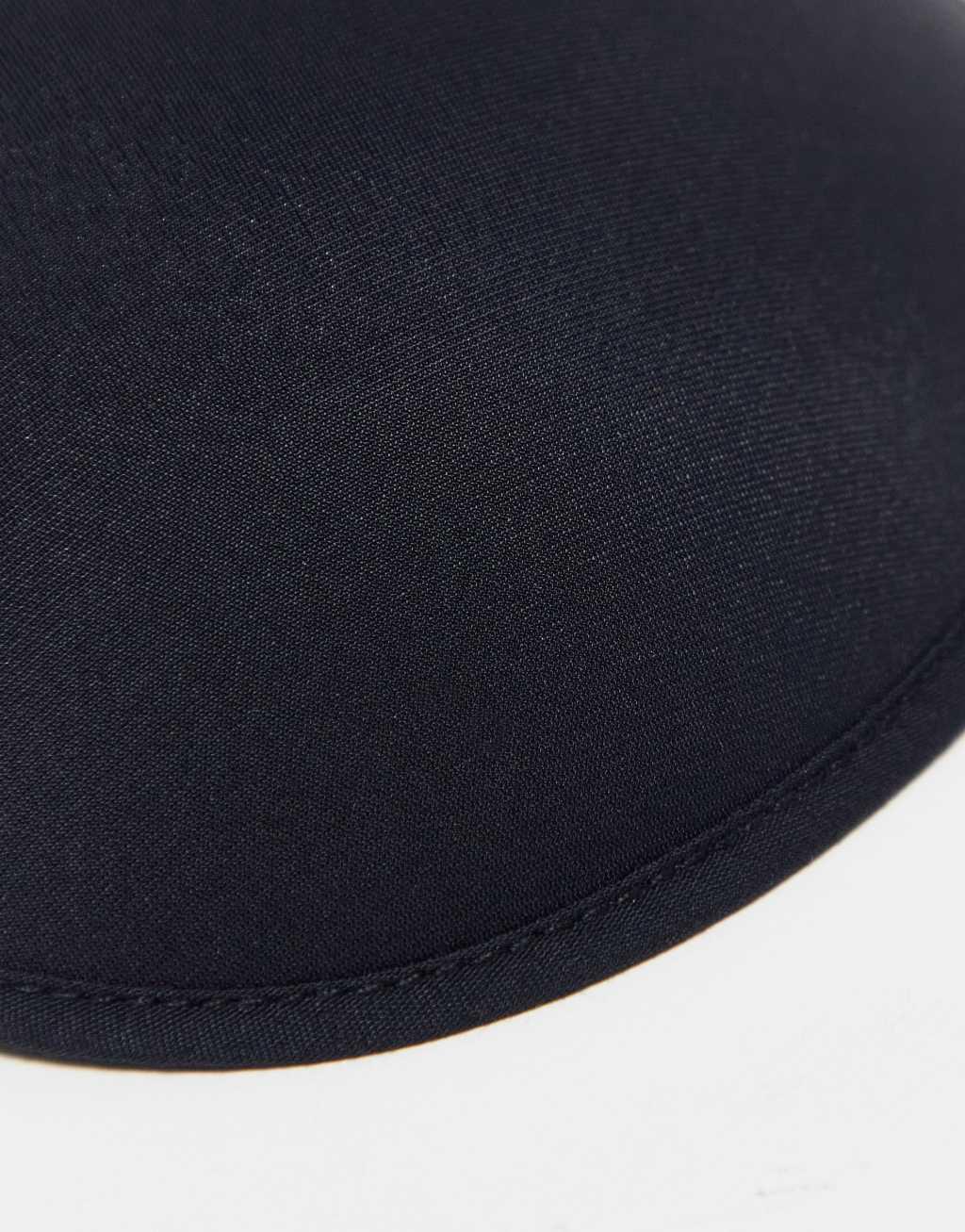ASOS DESIGN molded stick on strapless backless bra in black Product Image