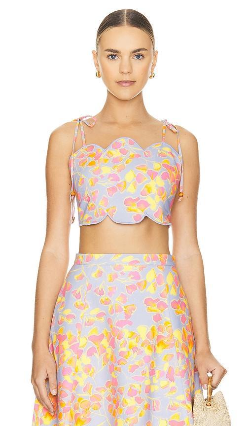 Dia Tie Scallop Top Product Image