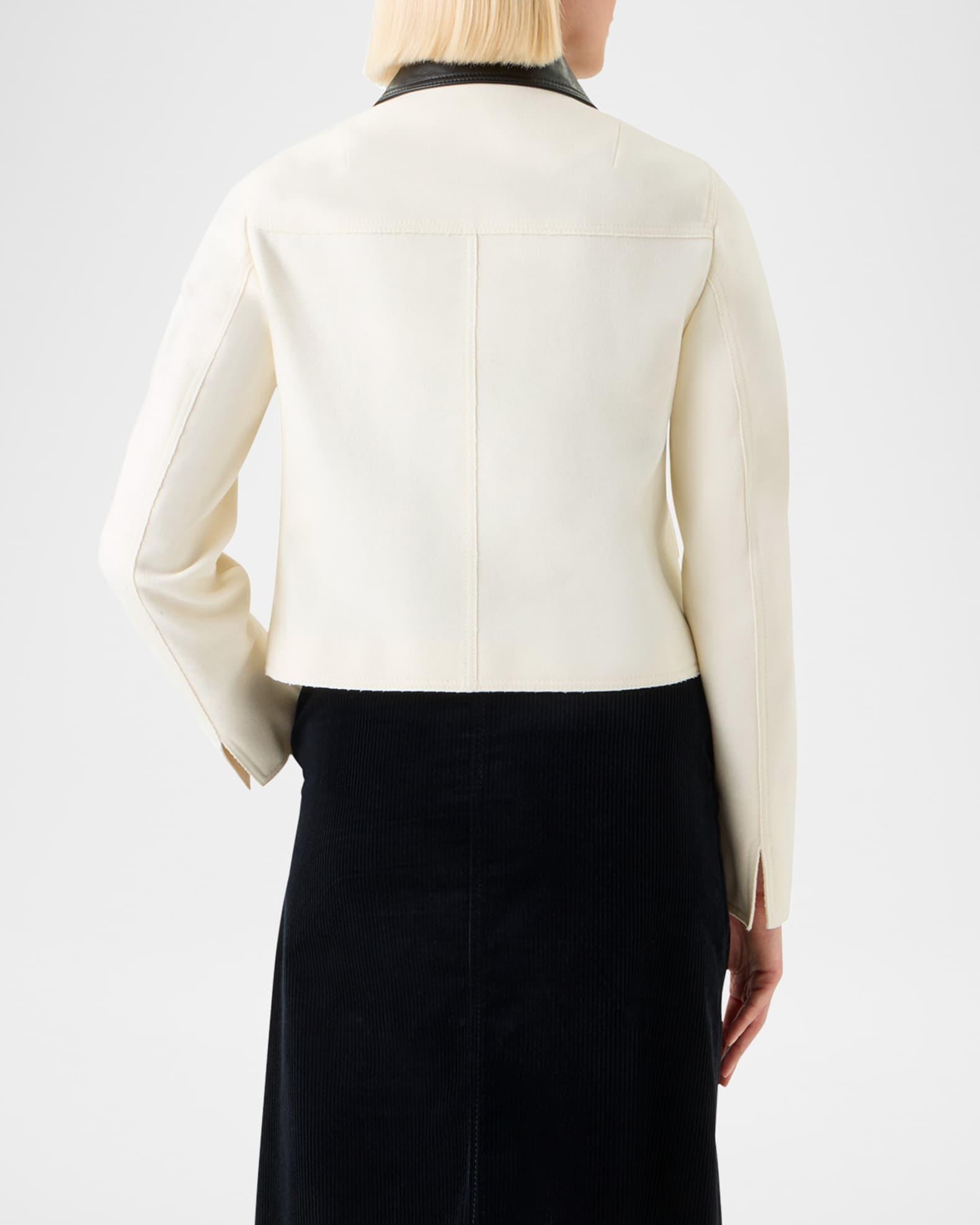Felted Wool-Blend Short Jacket Product Image