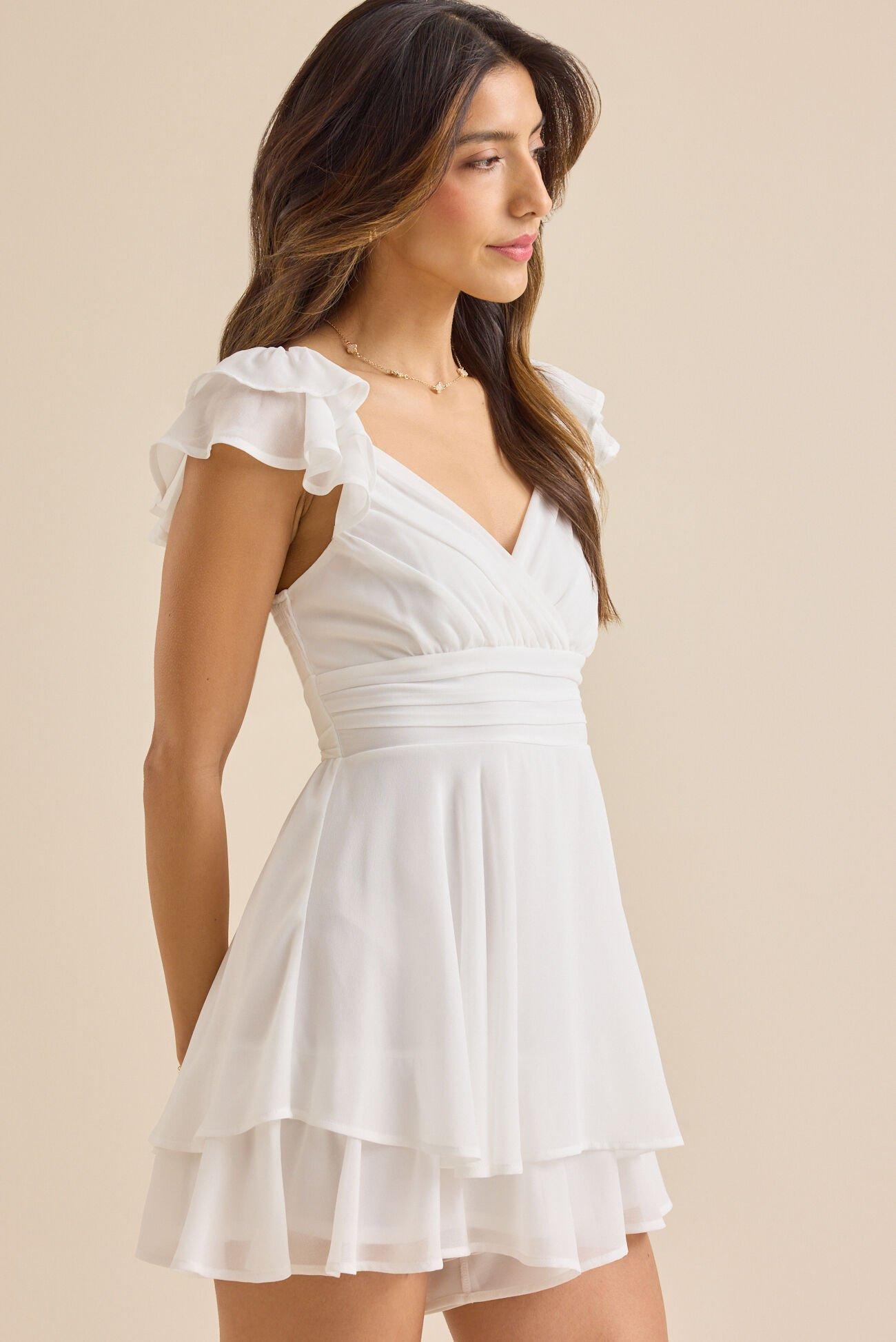 Lainey Double Layered Romper Product Image