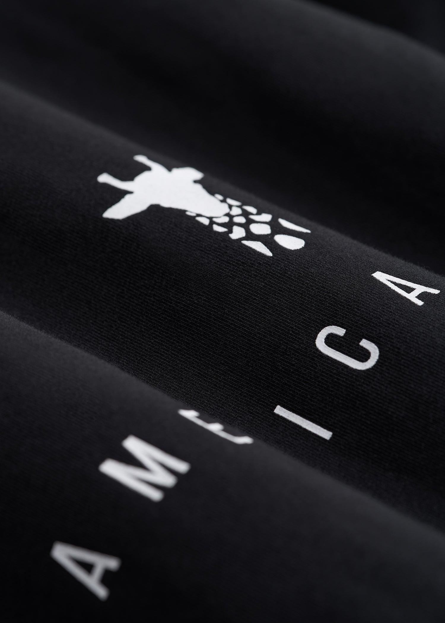 Logo Tee for Tall Men in Black Product Image