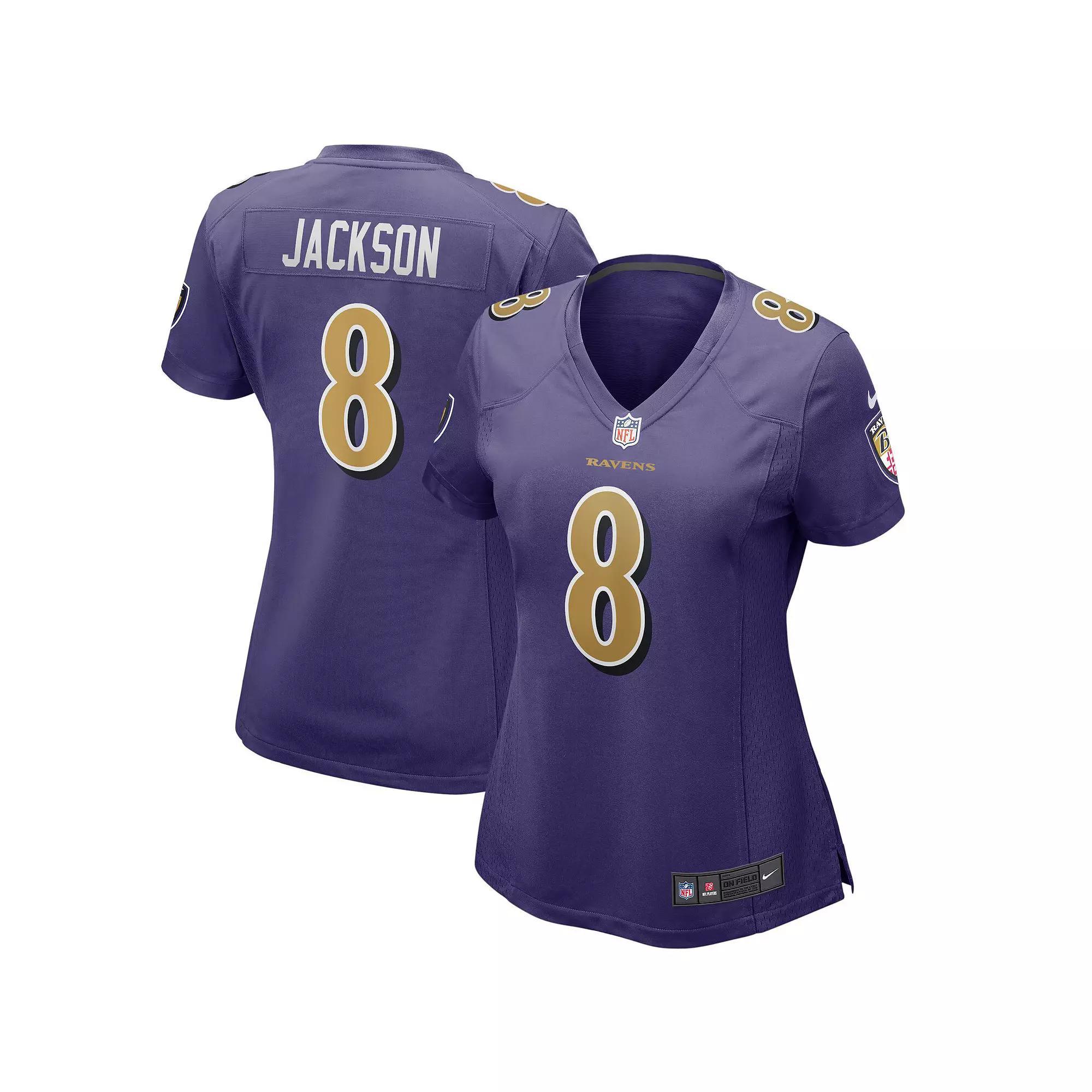 Women's Nike Lamar Jackson Purple Baltimore Ravens Alternate Game Player Jersey, Size: Large Product Image