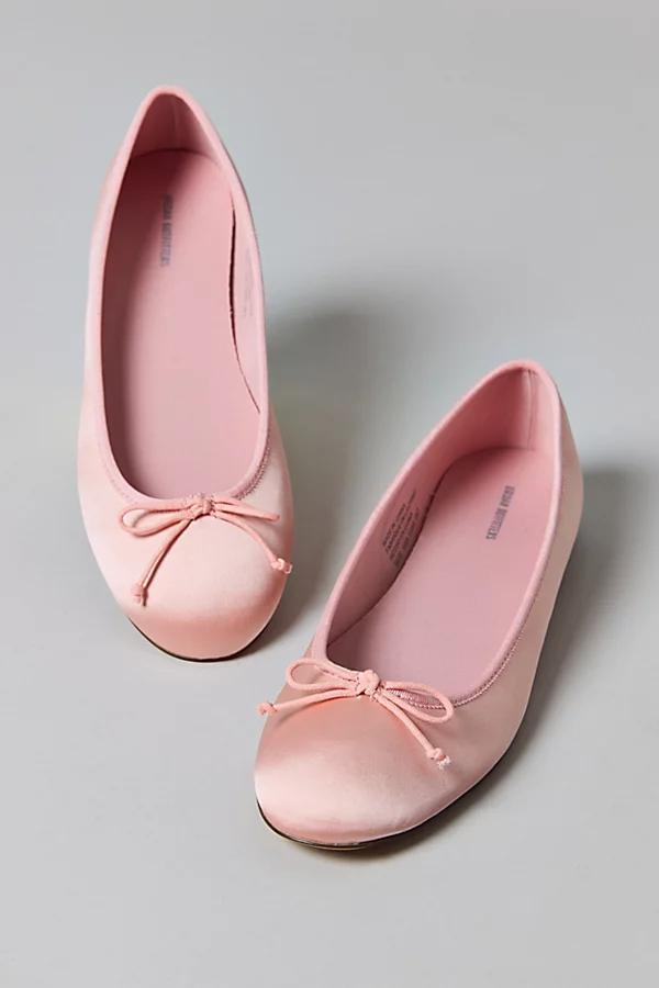 Urban Outfitters UO Lucy Satin Ballet Flat Womens at Urban Outfitters Product Image