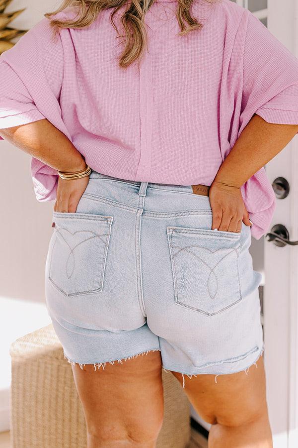 Judy Blue Nova High Waist Shorts Curves Product Image