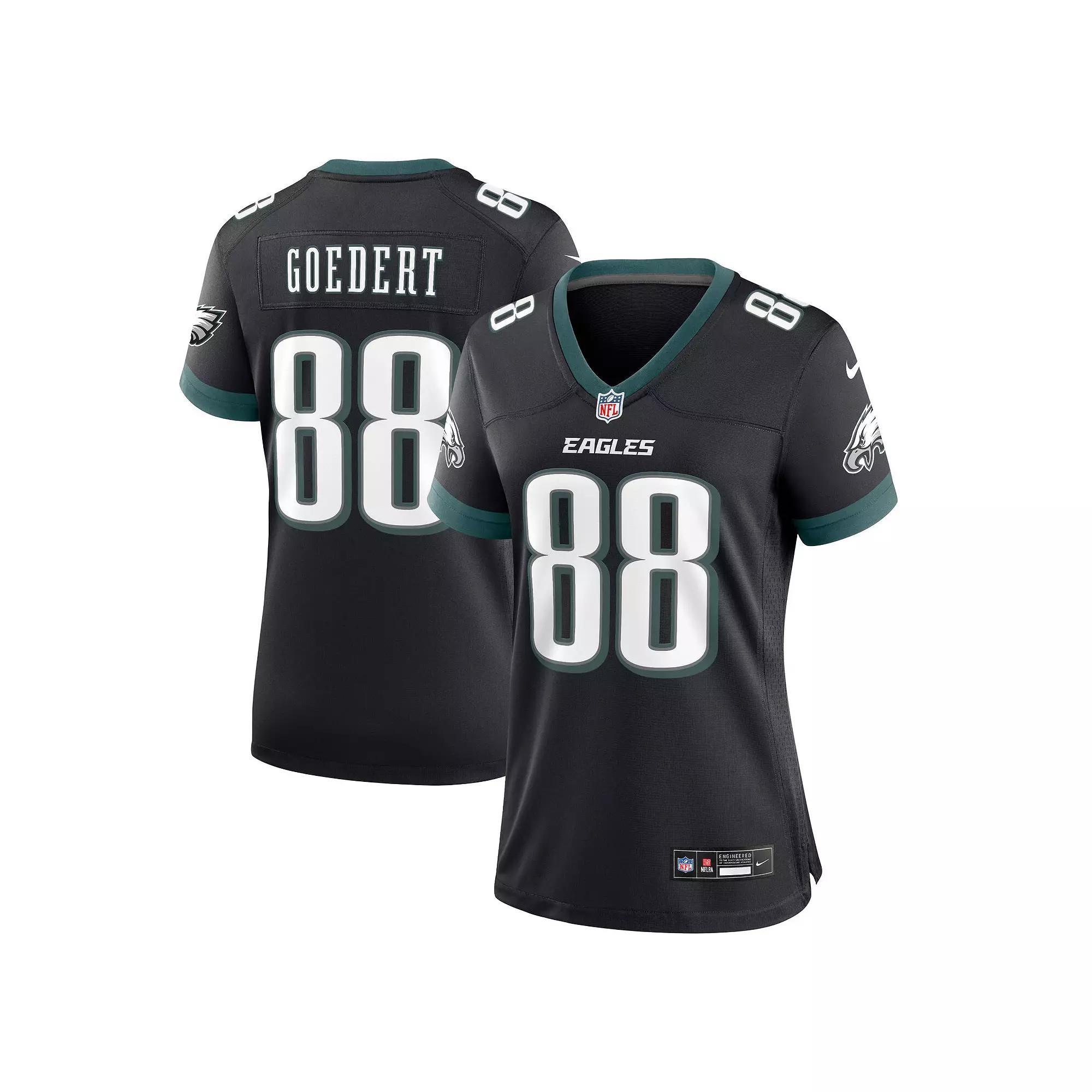 Women's Nike Dallas Goedert Black Philadelphia Eagles Alternate Game Jersey, Size: Medium Product Image