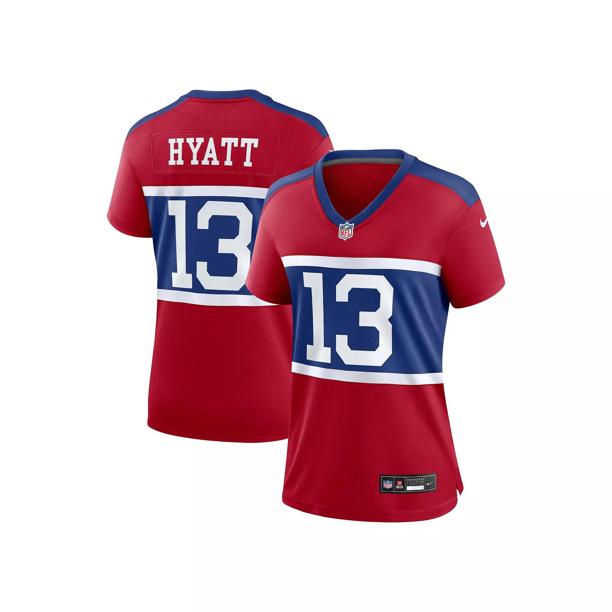 Women's Nike Jalin Hyatt Century Red New York Giants Alternate Player Game Jersey, Size: 2XL Product Image