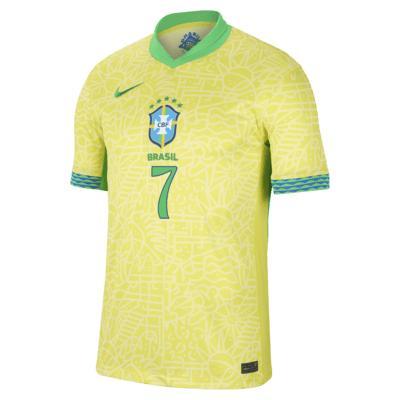 Vini Jr. Brazil National Team 2024 Stadium Away Nike Men's Dri-FIT Soccer Jersey Product Image