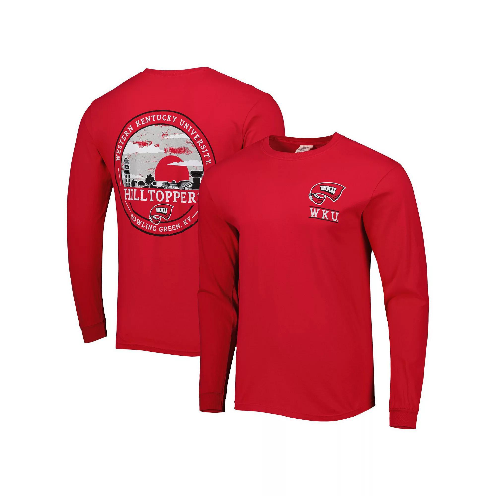 Men's Red Western Kentucky Hilltoppers Circle Campus Scene Long Sleeve T-Shirt, Size: Medium, Wkn Red Product Image