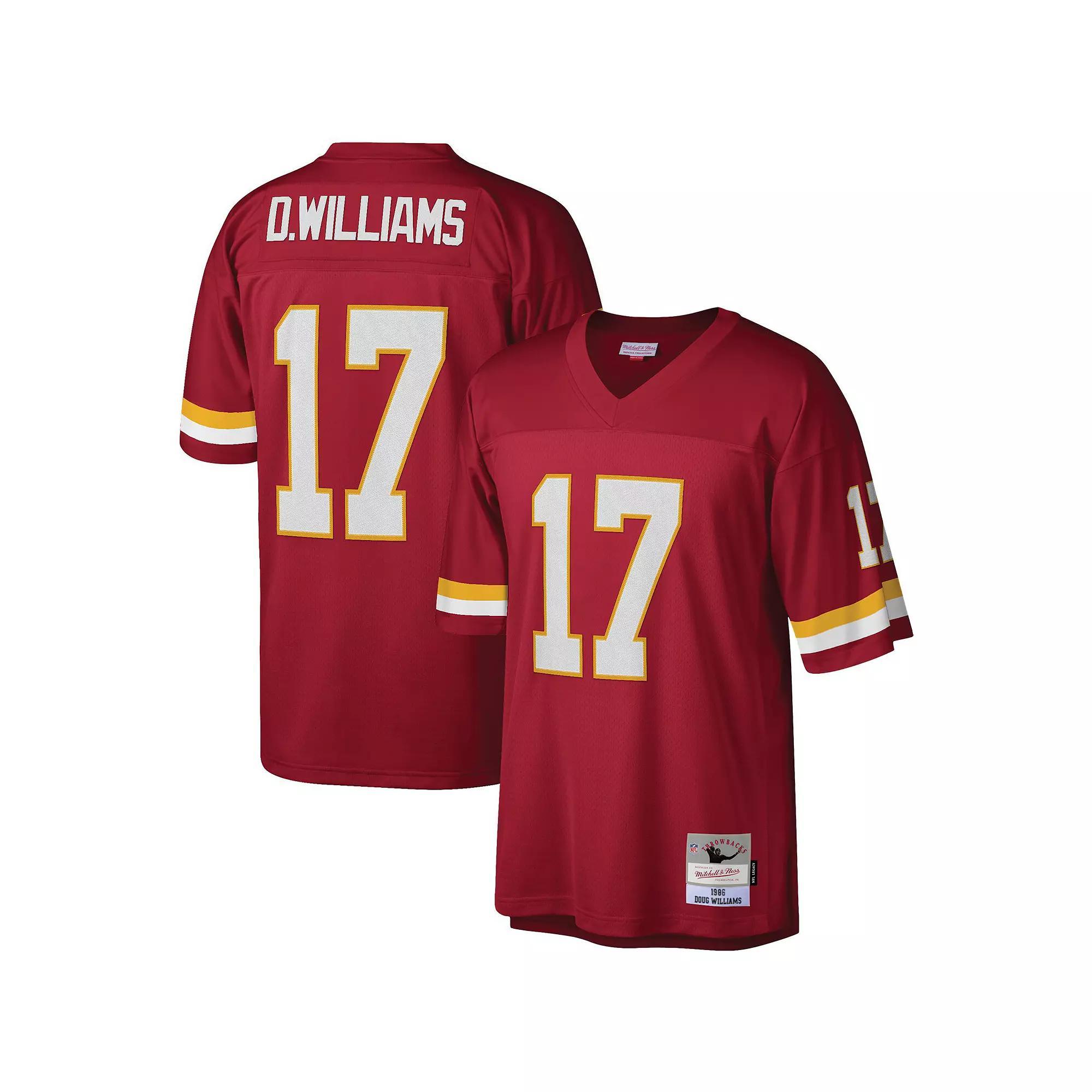 Mens Mitchell & Ness Doug Williams Burgundy Washington Football Team Legacy Replica Jersey Product Image