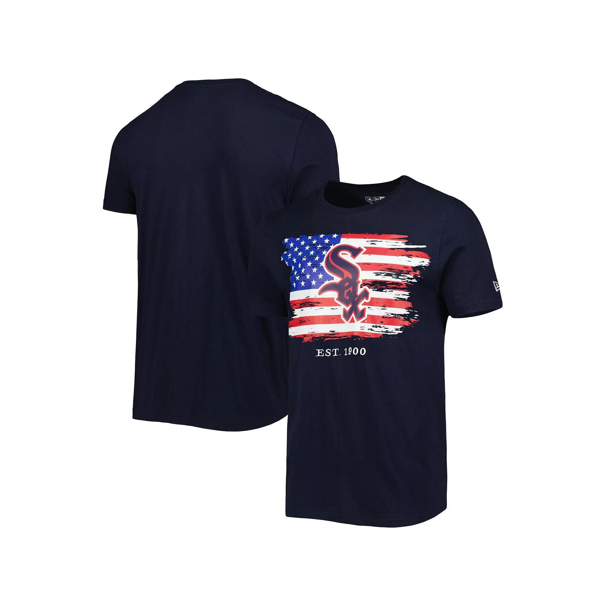 Mens New Era Chicago White Sox 4th of July Jersey T-Shirt Blue Product Image