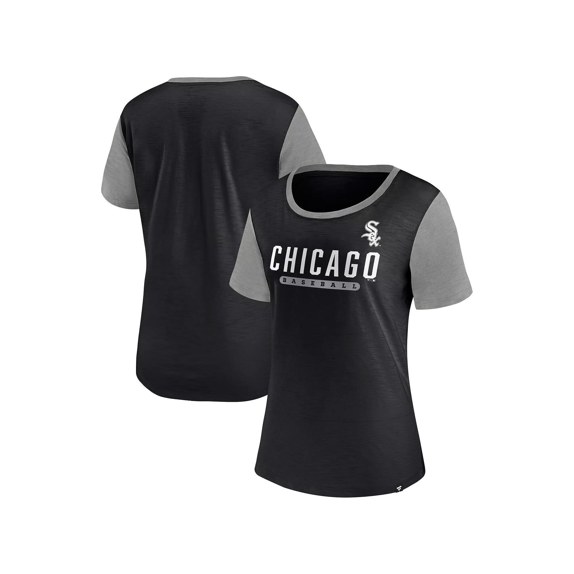 Women's Fanatics Branded Black Chicago White Sox Mound T-Shirt, Size: Large Product Image