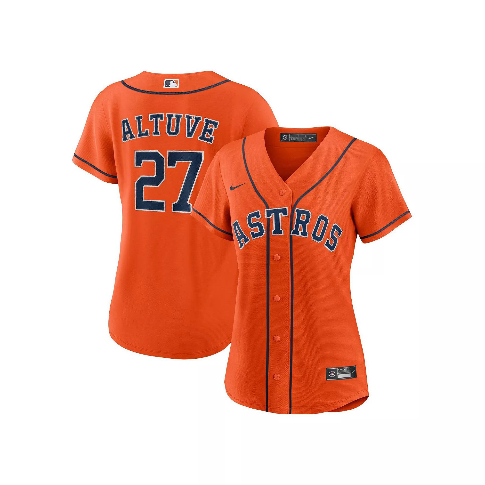 Women's Nike Jose Altuve Orange Houston Astros Alternate Replica Player Jersey, Size: Medium Product Image