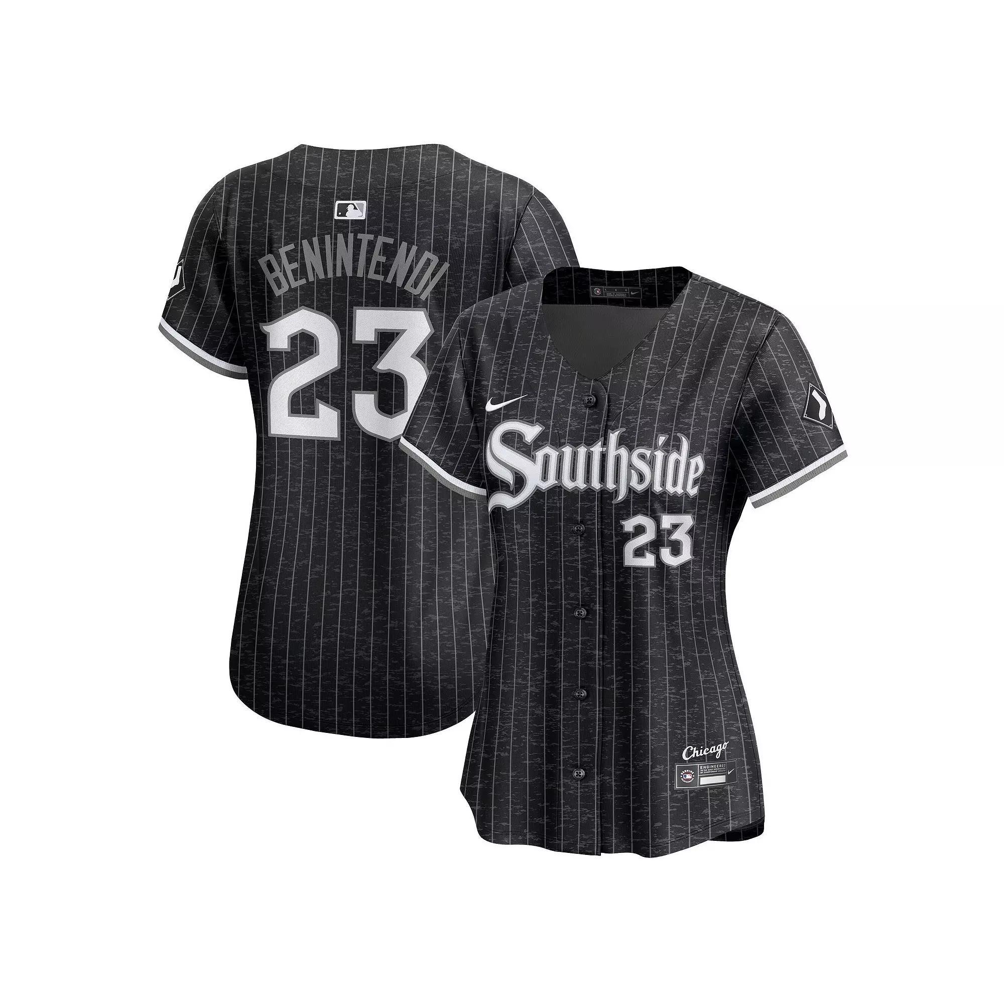 Women's Nike Andrew Benintendi Black Chicago White Sox 2025 City Connect Limited Jersey, Size: XL Product Image