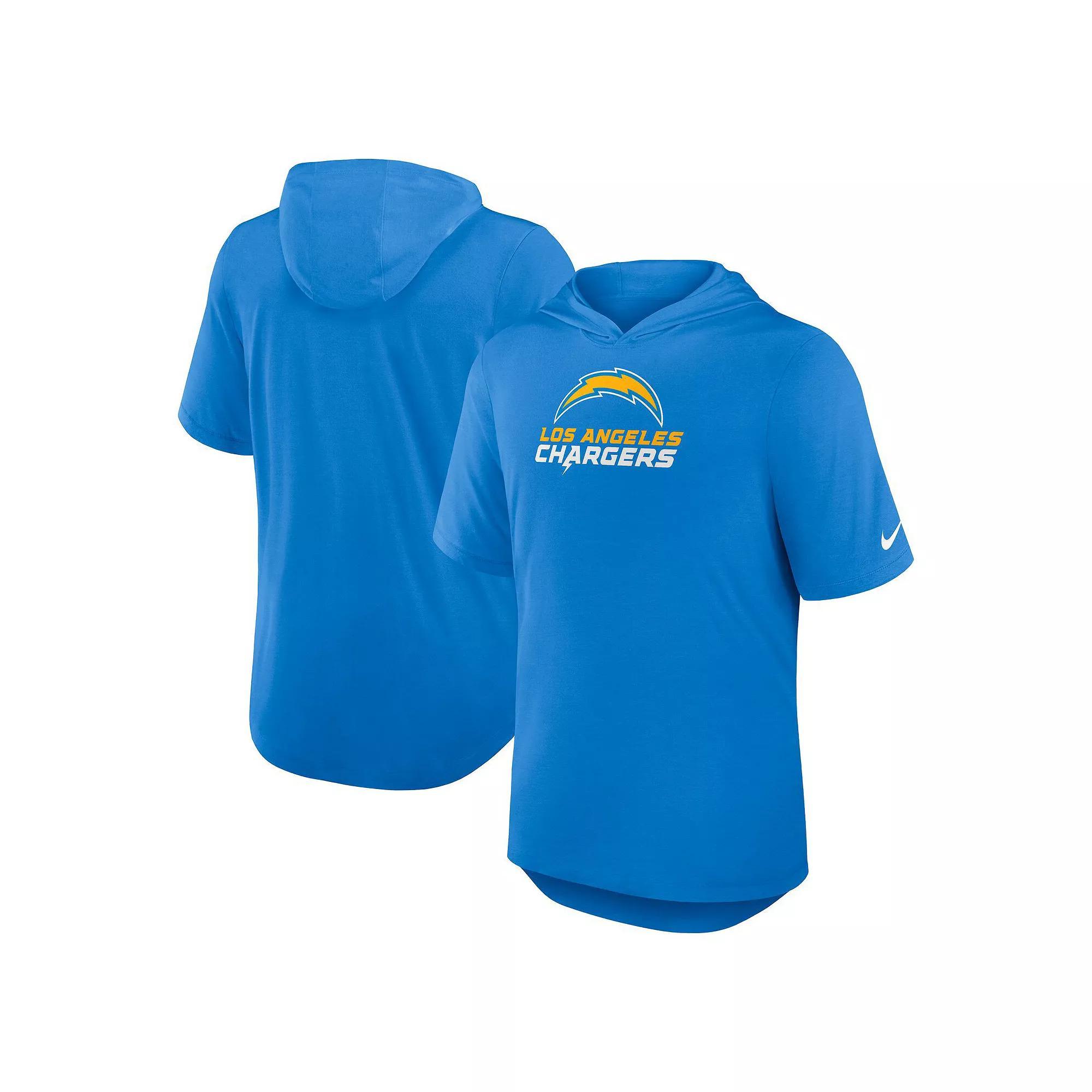 Men's Nike Royal Los Angeles Rams Lockup Tri-Blend Hoodie T-Shirt, Size: XL, Blue Product Image