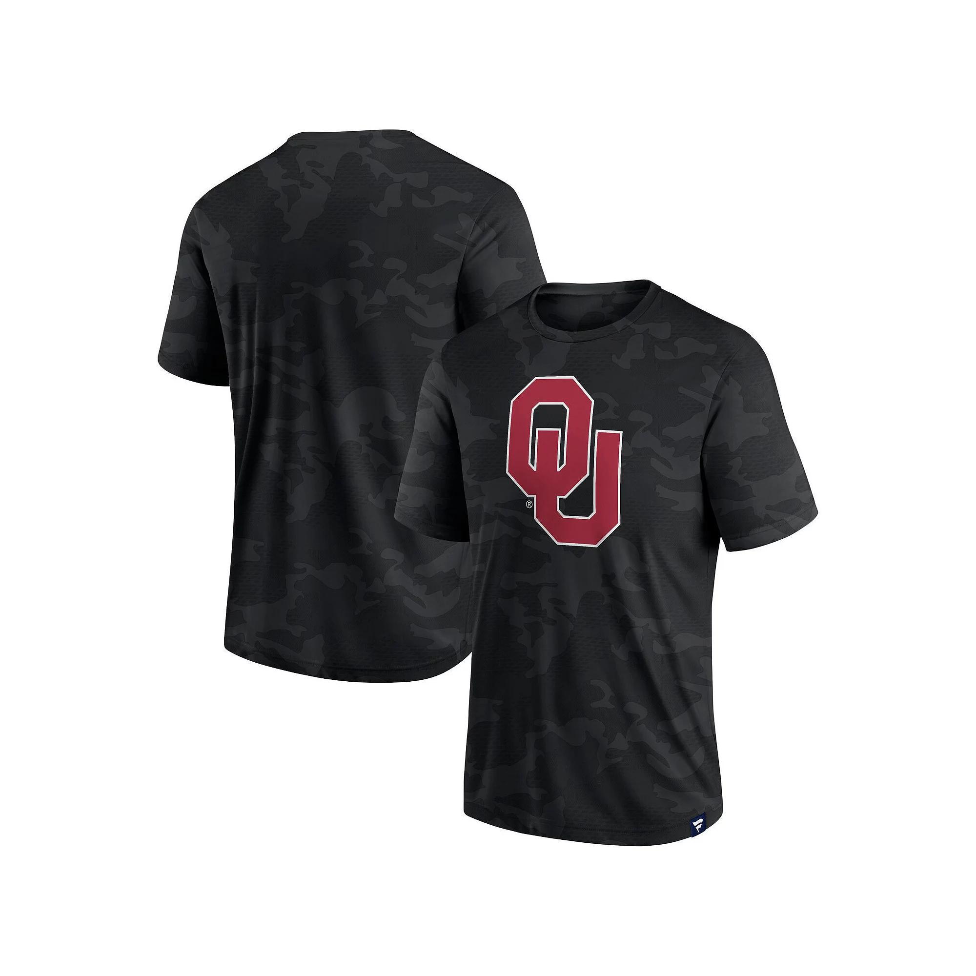 Men's Fanatics Branded  Black Oklahoma Sooners Camo Logo T-Shirt, Size: Medium Product Image