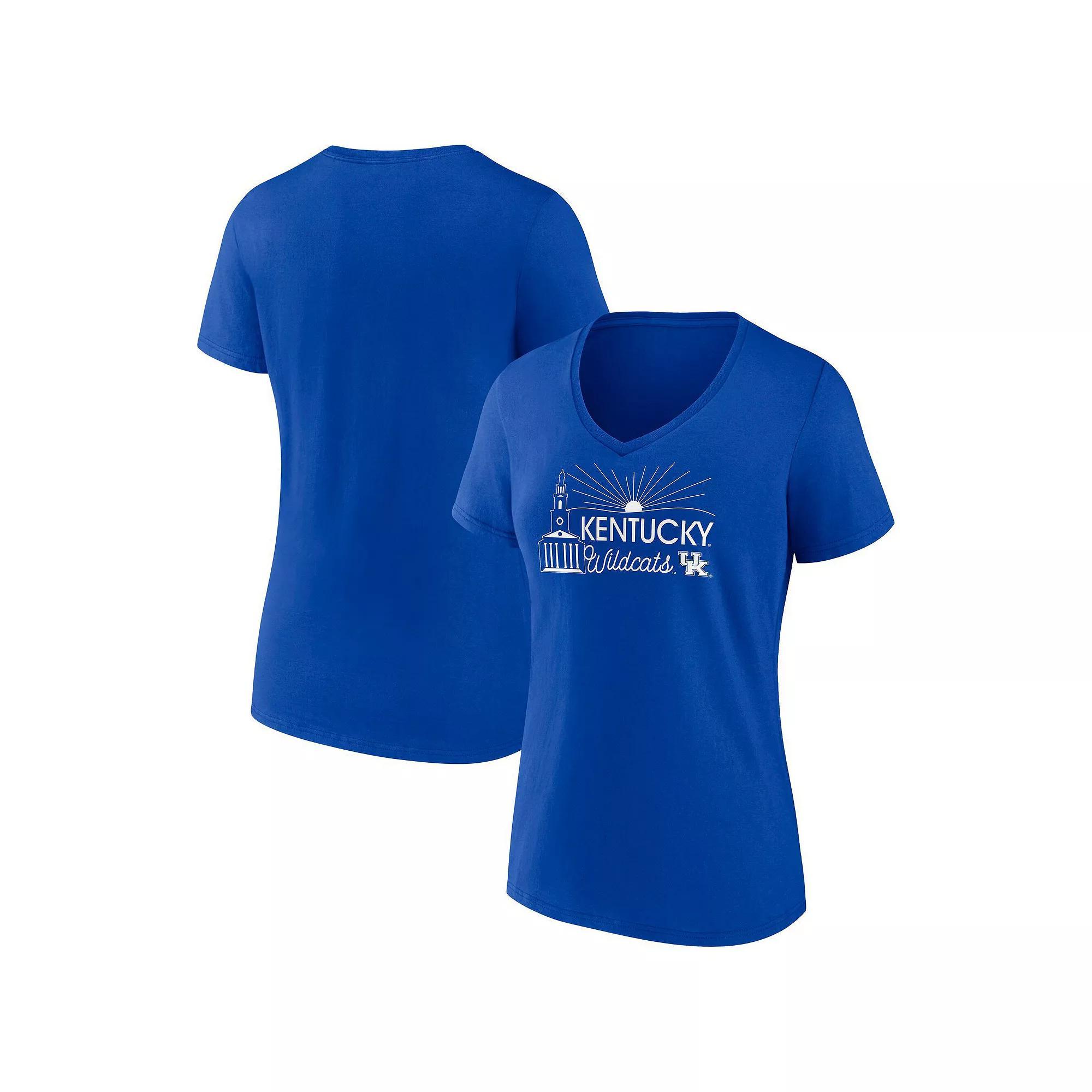 Women's Fanatics  Royal Kentucky Wildcats Fundamentals Region Draw T-Shirt, Size: 2XL, Blue Product Image