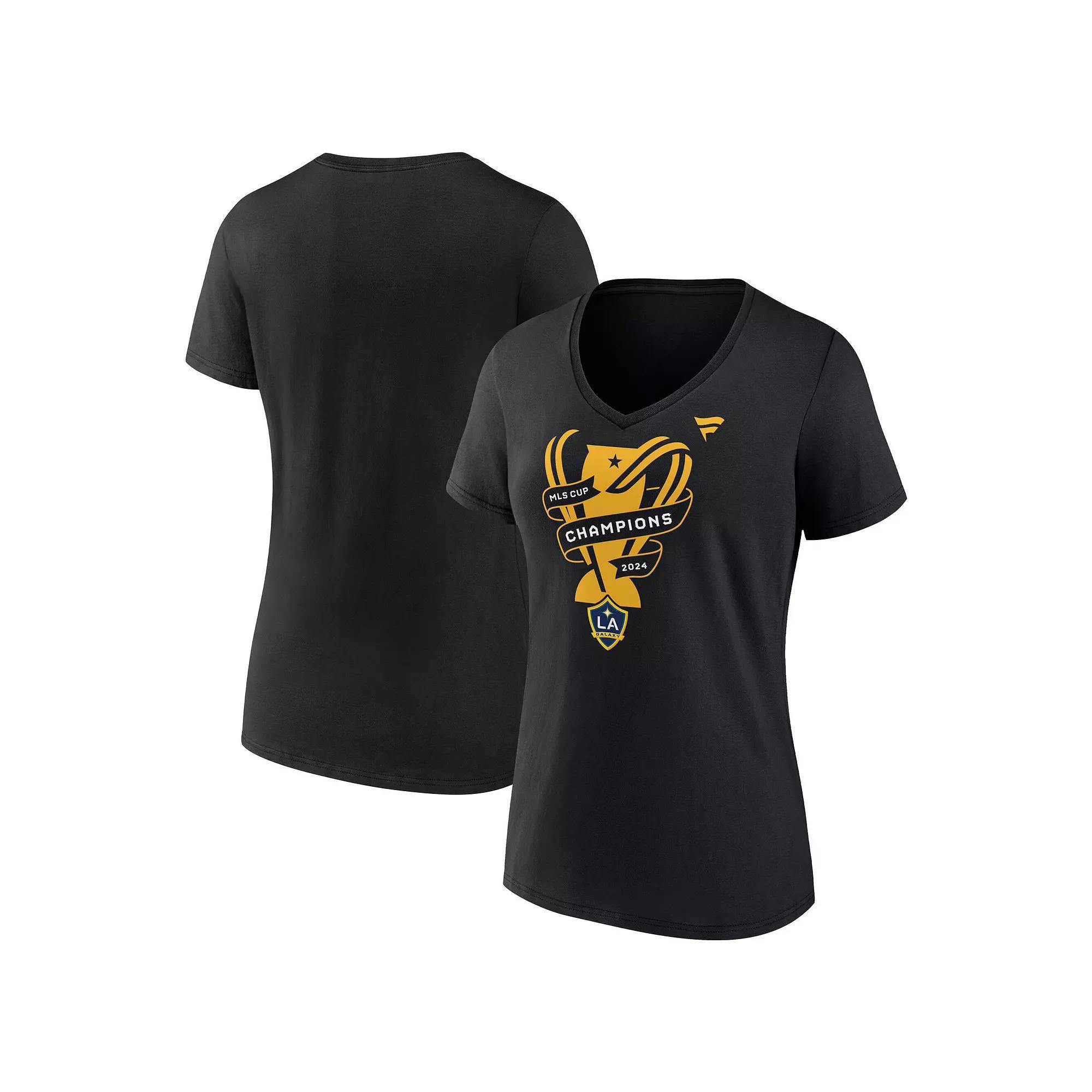 Women's Fanatics  Navy Milwaukee Brewers 2024 MLB Postseason Locker Room V-Neck T-Shirt, Size: Small, Blue Product Image