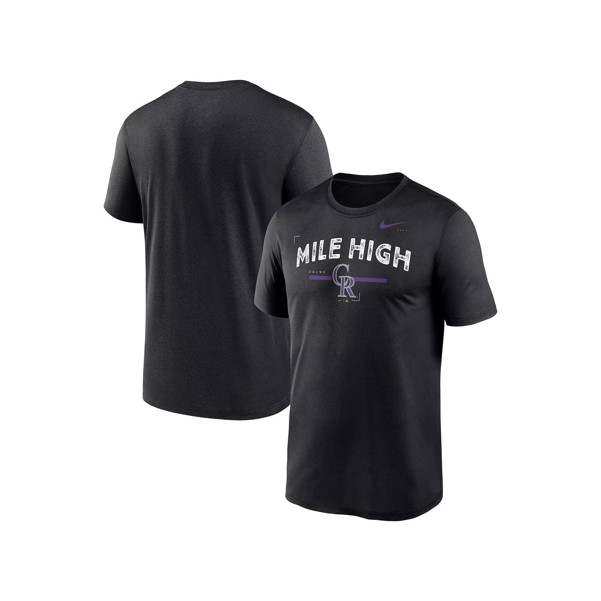 Men's Nike Black Colorado Rockies Local Legend Practice Performance T-Shirt, Size: XL Product Image