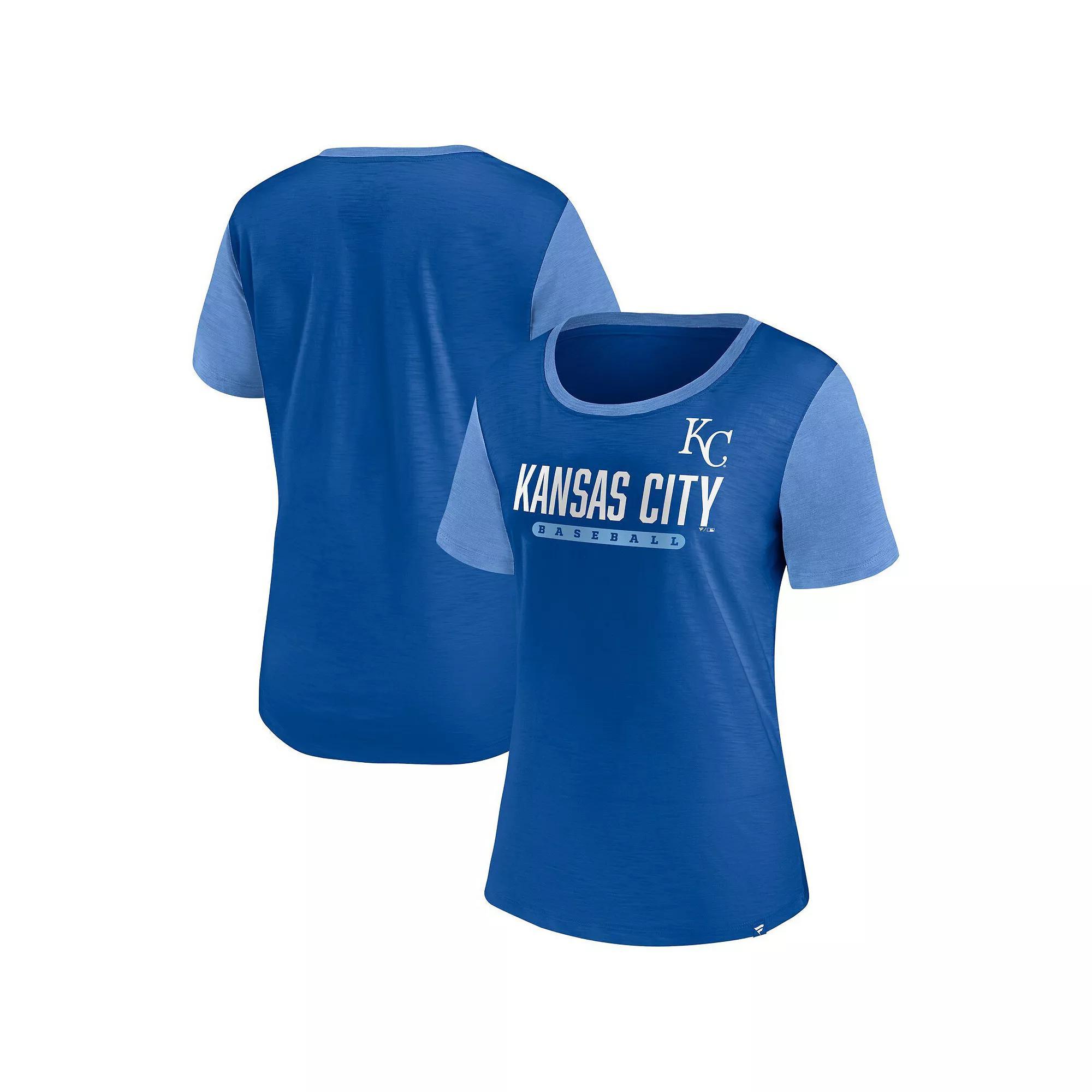 Women's Fanatics Branded Royal Kansas City Royals Mound T-Shirt, Size: Small, Blue Product Image