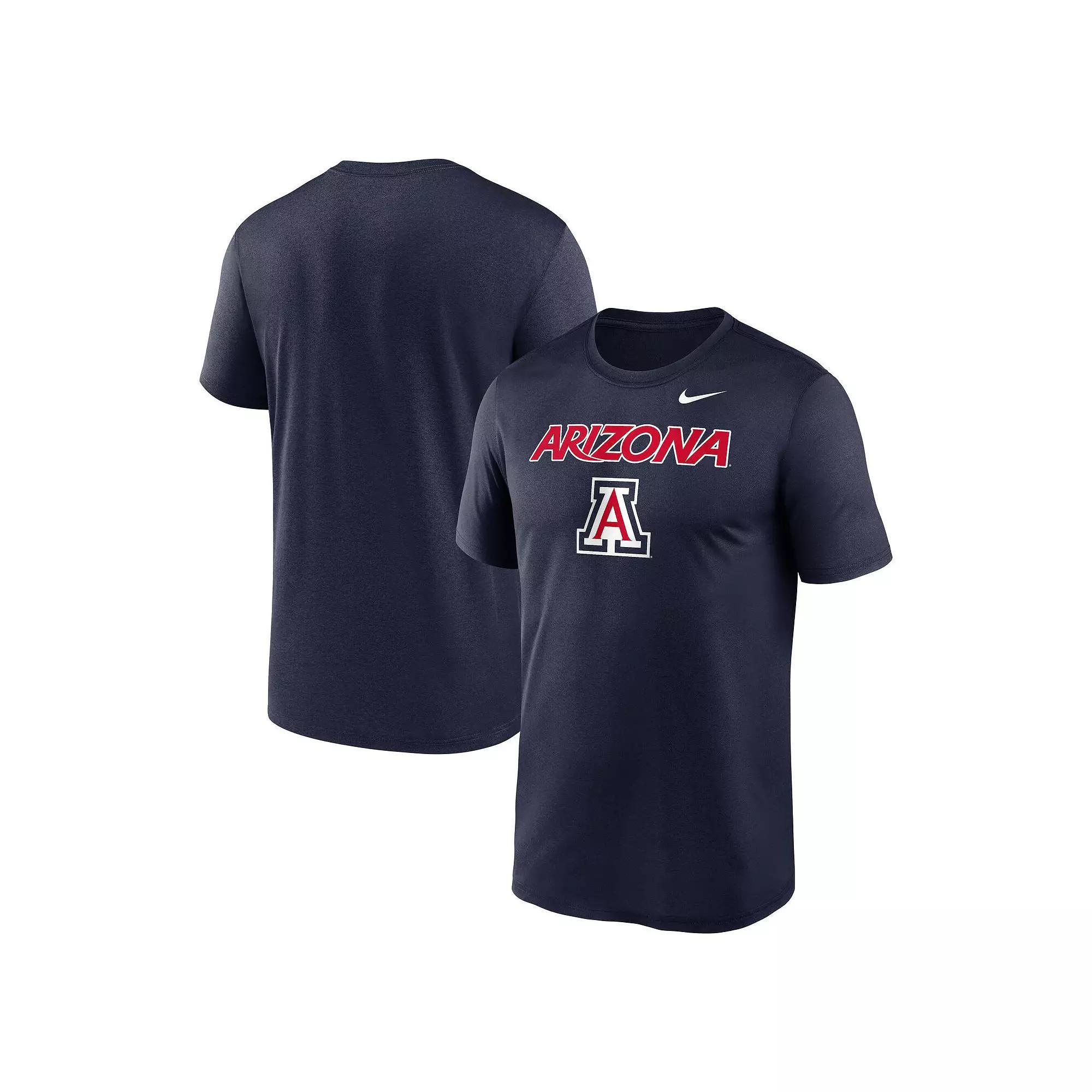 Men's Nike Navy Arizona Wildcats Lockup Recycled Legend T-Shirt, Size: 2XL, Blue Product Image