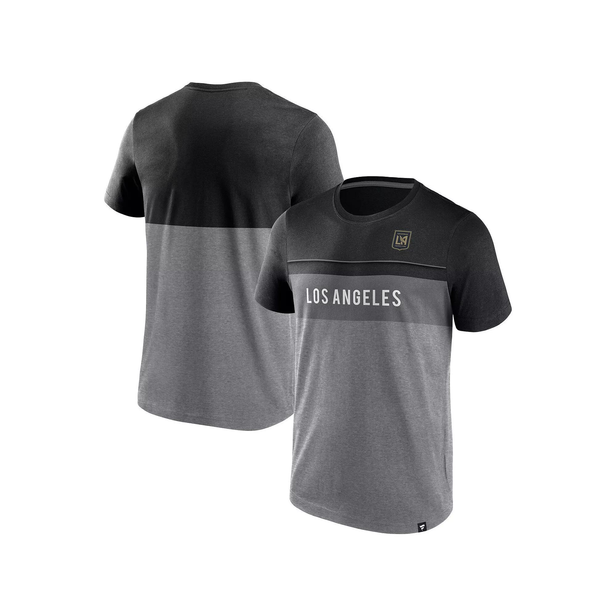 Men's Fanatics Branded Black/Gray LAFC Striking Distance T-Shirt, Size: Small, Lfc Grey Product Image