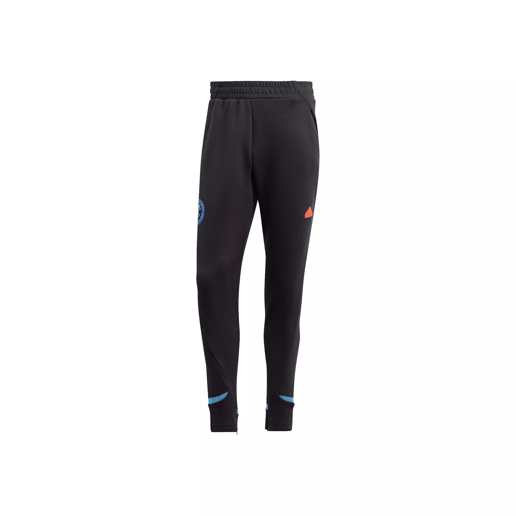 Men's adidas Black New York City FC 2024 Travel Pants, Size: 2XL Product Image