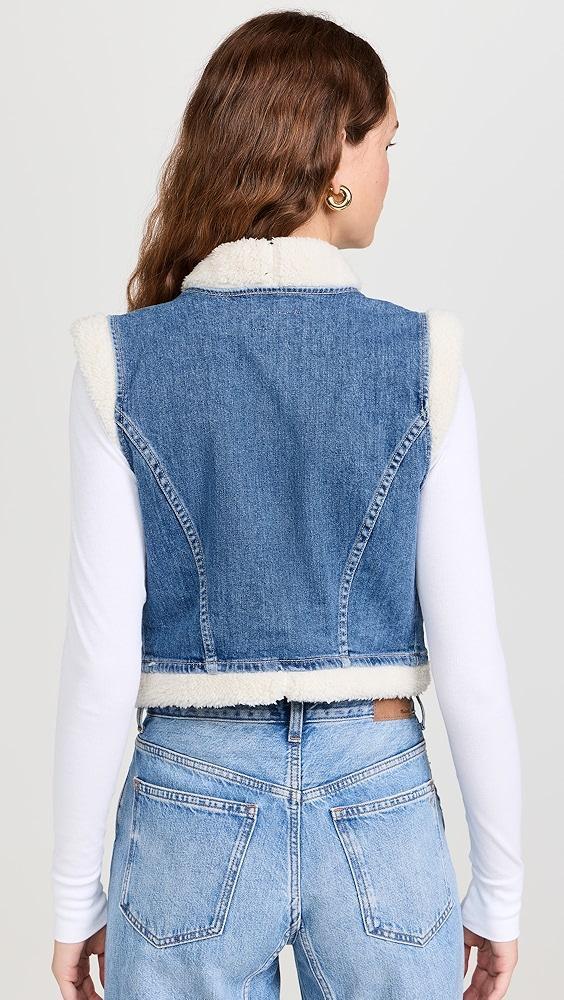 LE JEAN Celeste Sherpa Vest | Shopbop Product Image