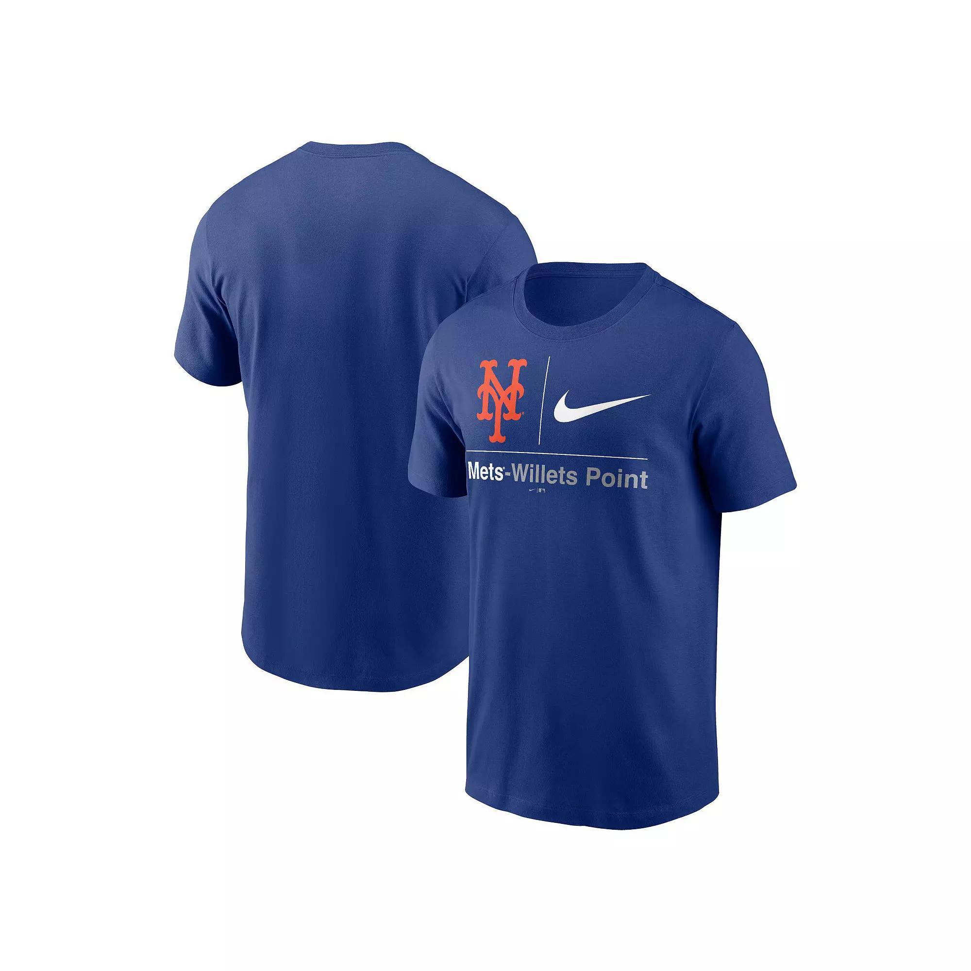 Men's Nike Royal New York Mets Willets Point Hometown T-Shirt, Size: Small, Blue Product Image