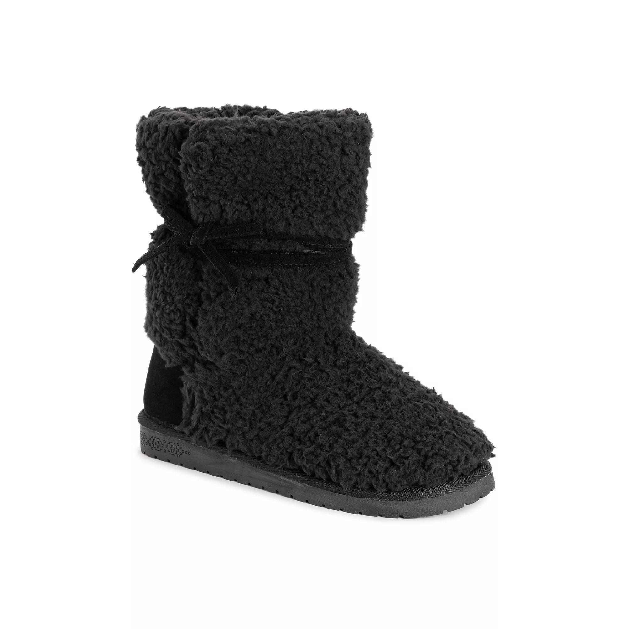 Essentials by MUK LUKS Clementine Women's Winter Boots, Size: 10, Black Plaid Product Image