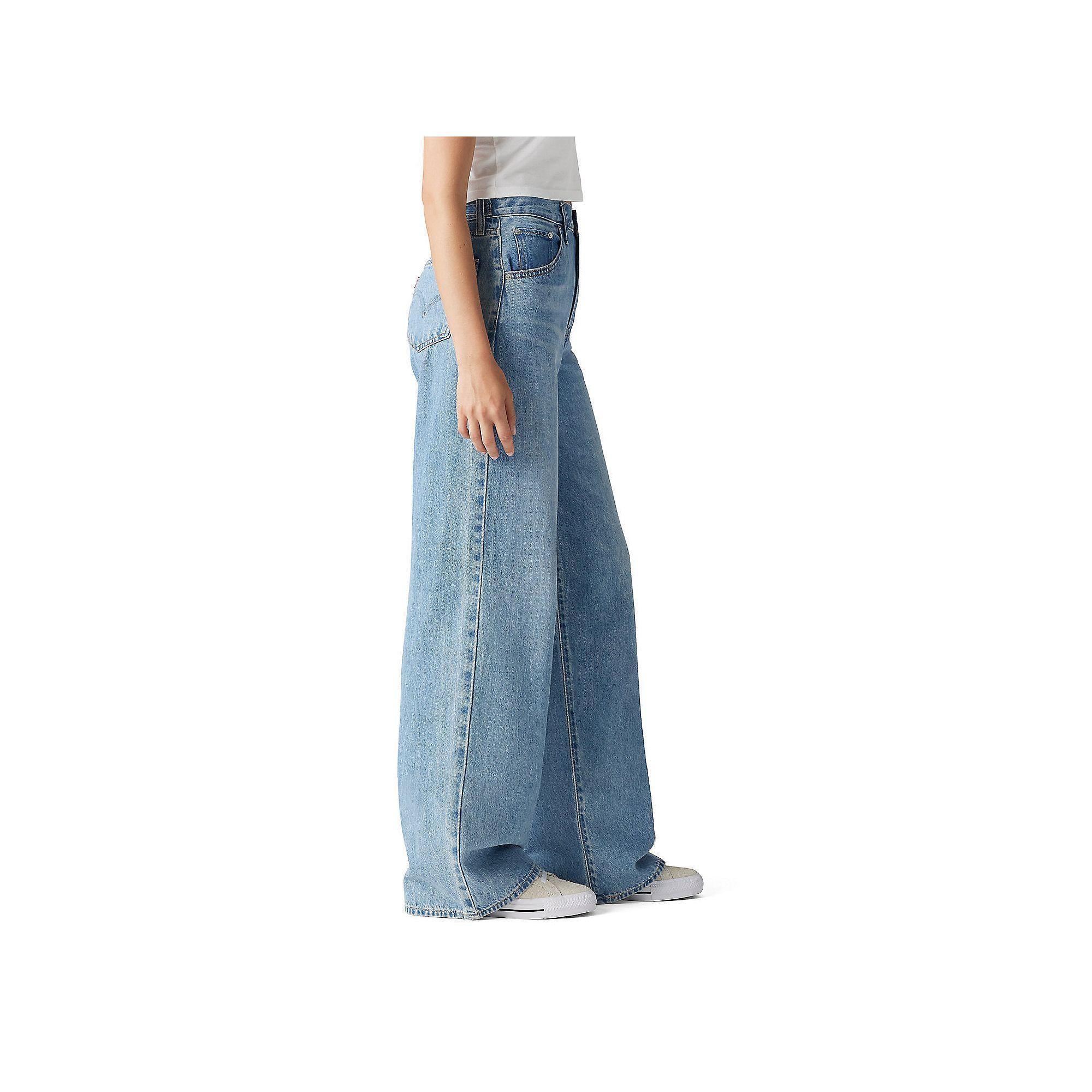 Women's Levi's® Cinch Baggy Jeans, Size: 30(US 10)Medium, Invested Blue Product Image
