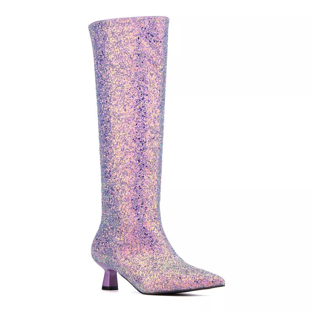 Olivia Miller Mars Womens Tall Boots Purple Team Product Image