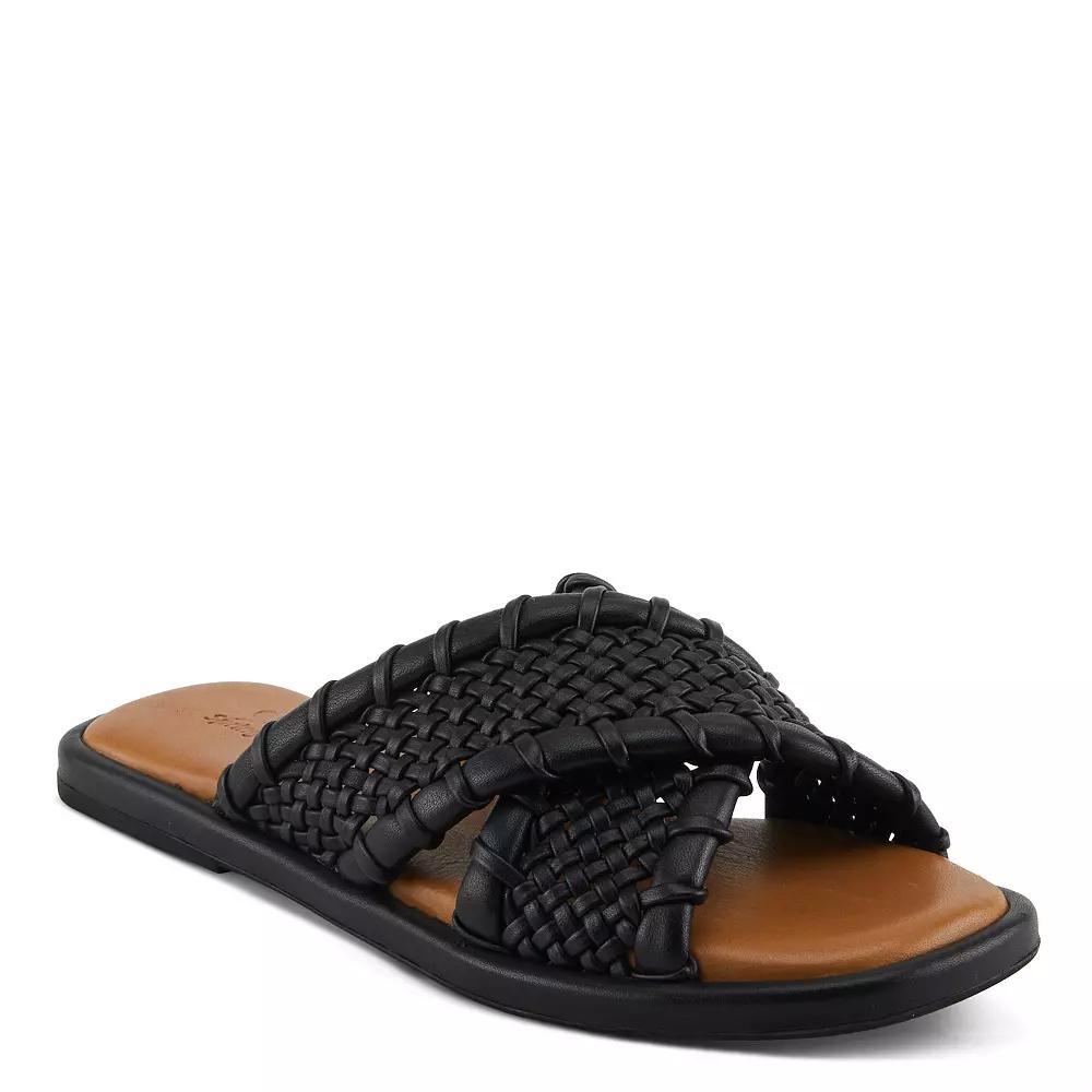 Spring Step Montauk Women's Slide Sandals, Size: 38, Black Product Image