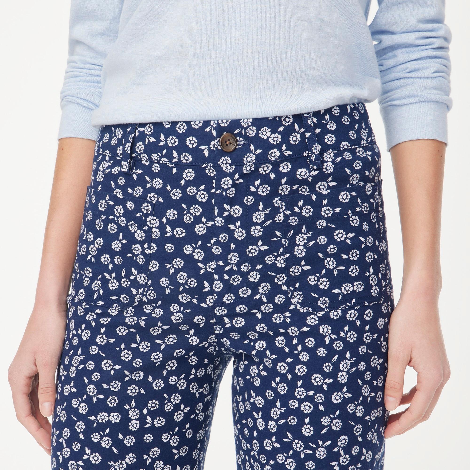 Lizzie high-rise patch-pocket wide-leg pant Product Image