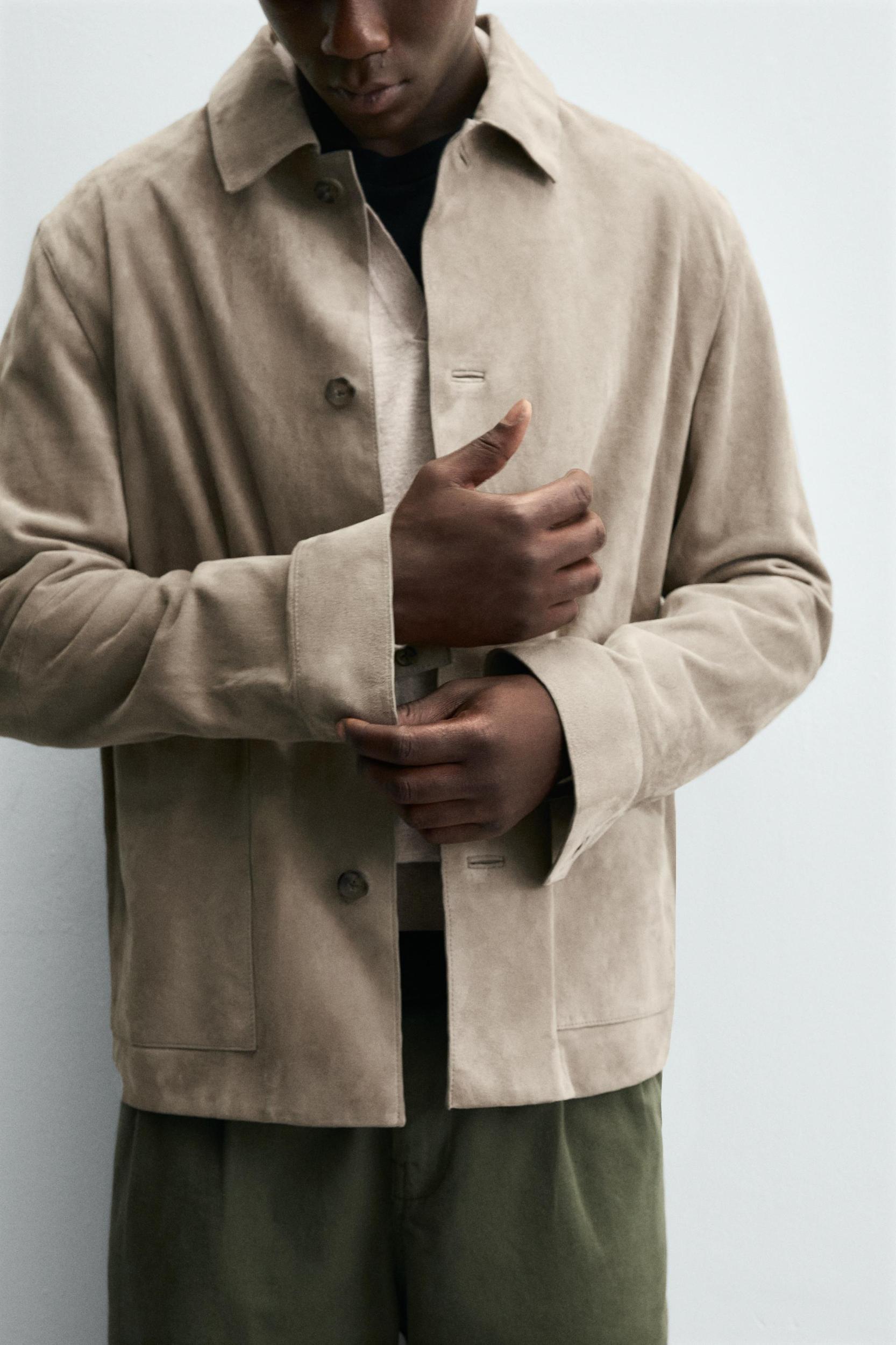 SUEDE LEATHER JACKET Product Image