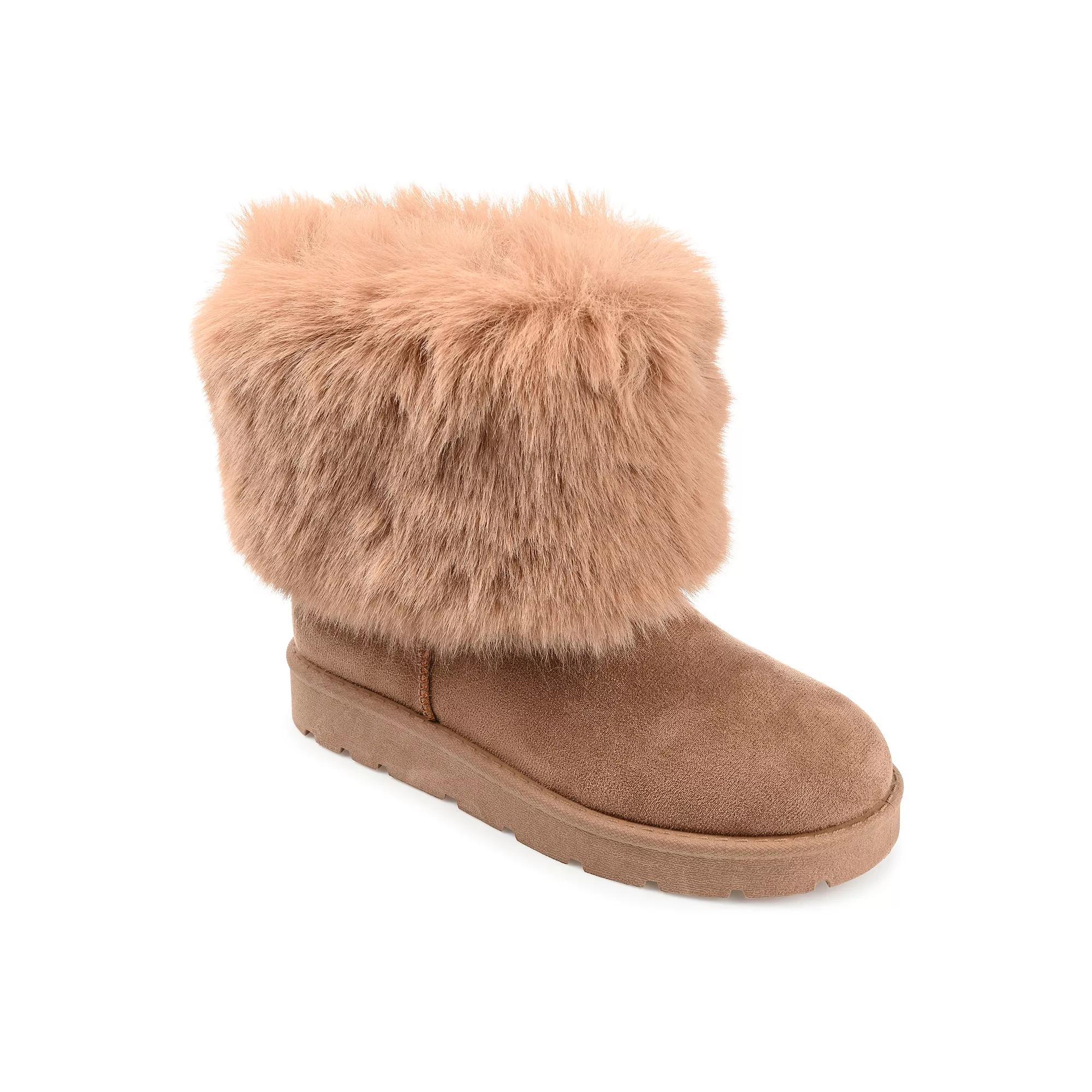 Journee Shanay Tru Comfort Foam Womens Faux-Fur Winter Boots Product Image