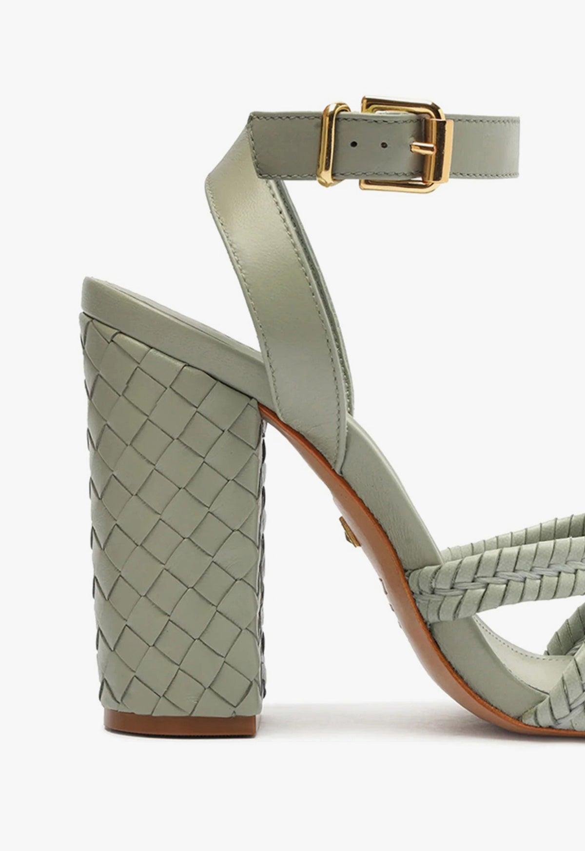 Kareena Woven Leather Sandal Female Product Image