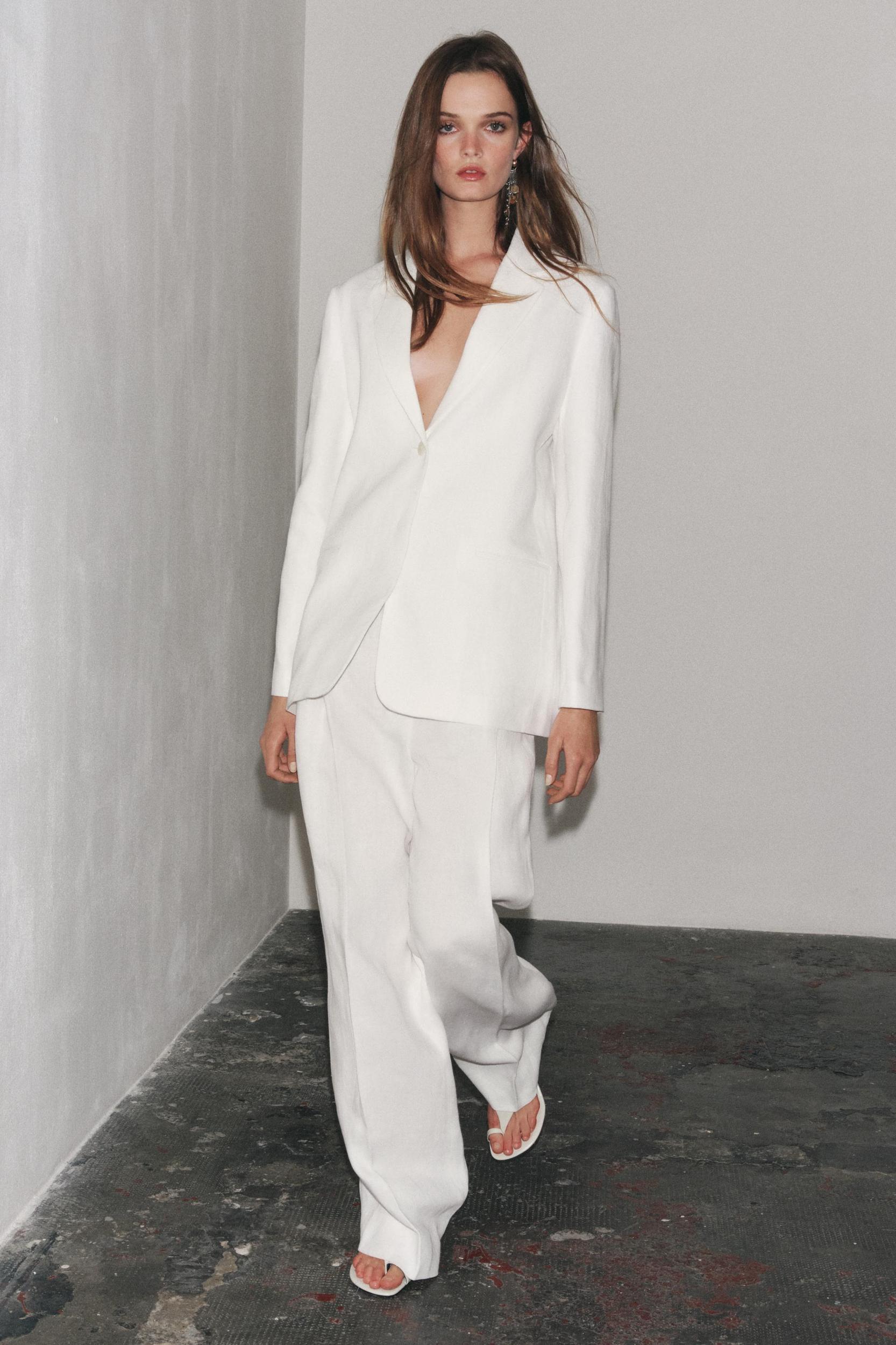 ZW COLLECTION LINEN BLEND PANTS Product Image