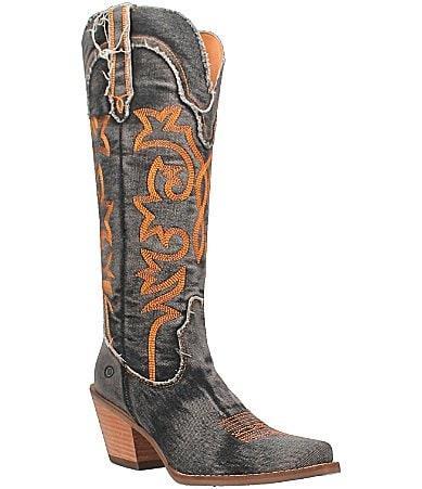 Dingo Texas Tornado Denim Tall Western Boots Product Image