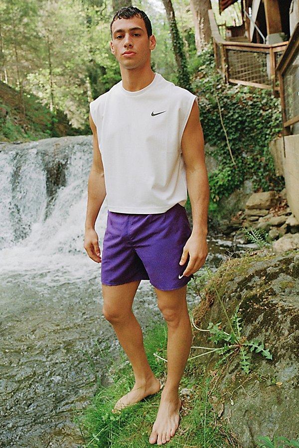 Nike UO Exclusive Cropped Swim Shirt Top Mens at Urban Outfitters Product Image