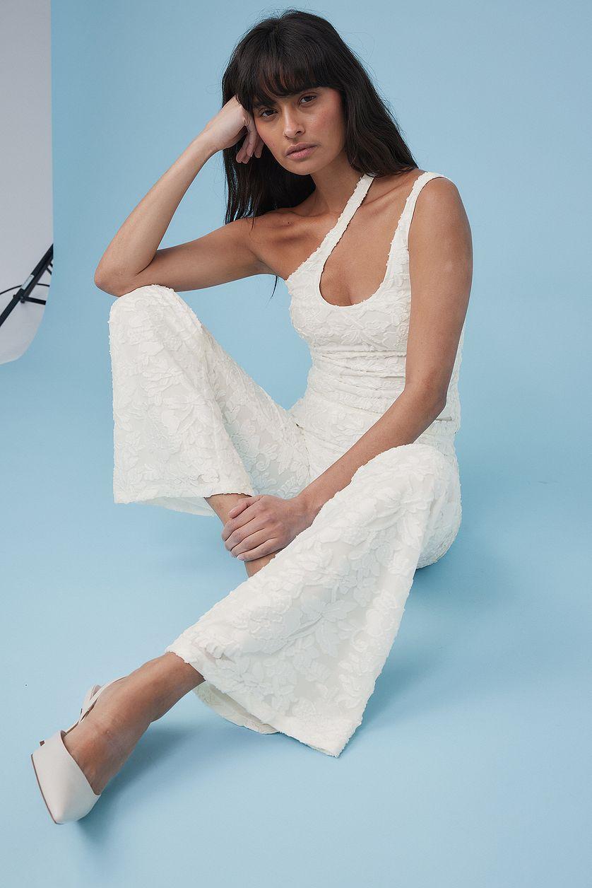 Fitted Mid Waist Trousers Product Image