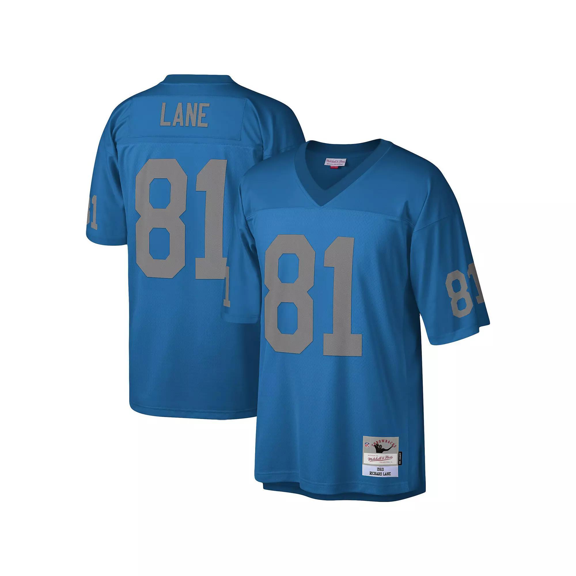 Men's Mitchell & Ness Dick ''Night Train'' Lane Blue Detroit Lions Legacy Replica Jersey, Size: Large Product Image