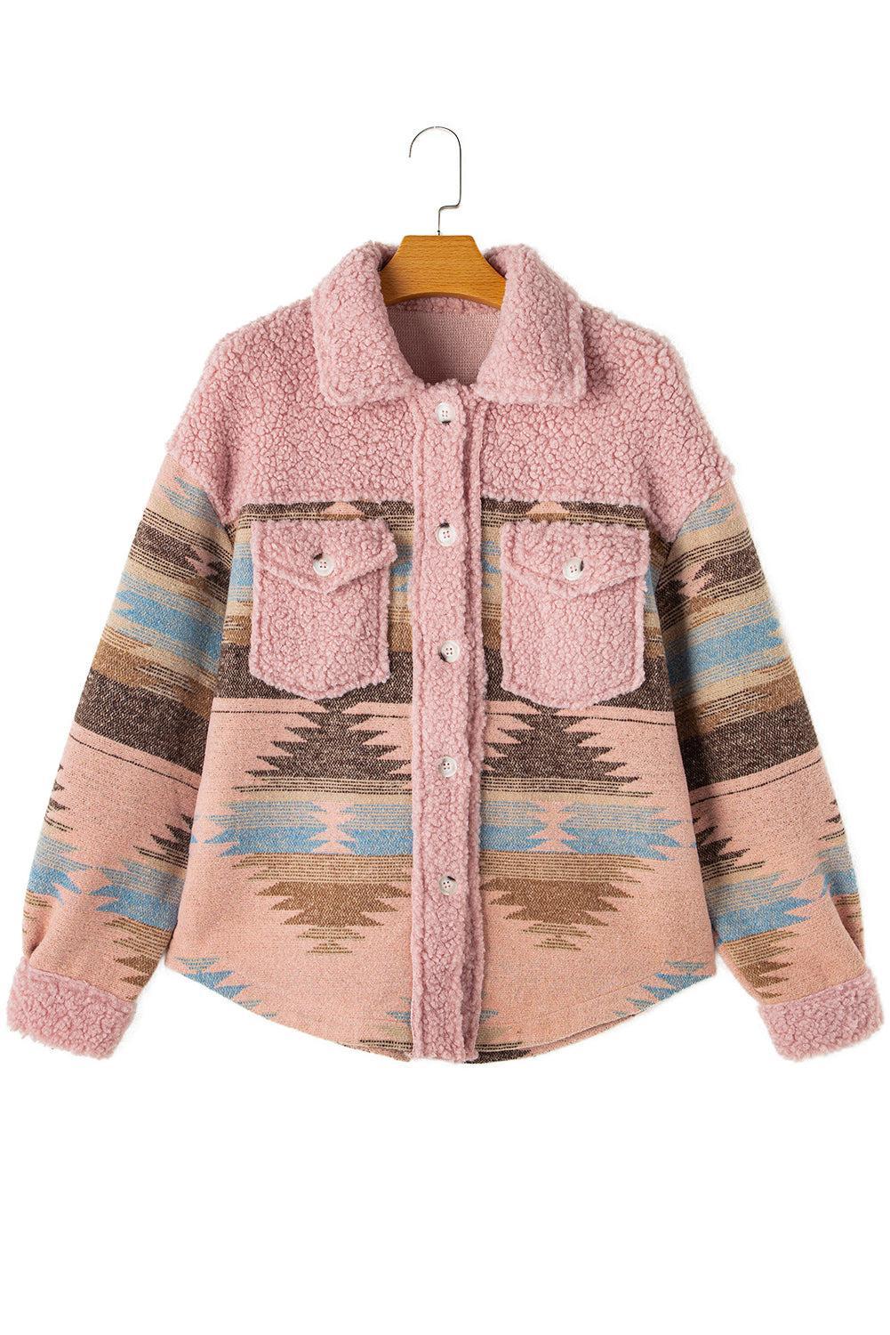 Aztec Sherpa Lined Jacket Product Image